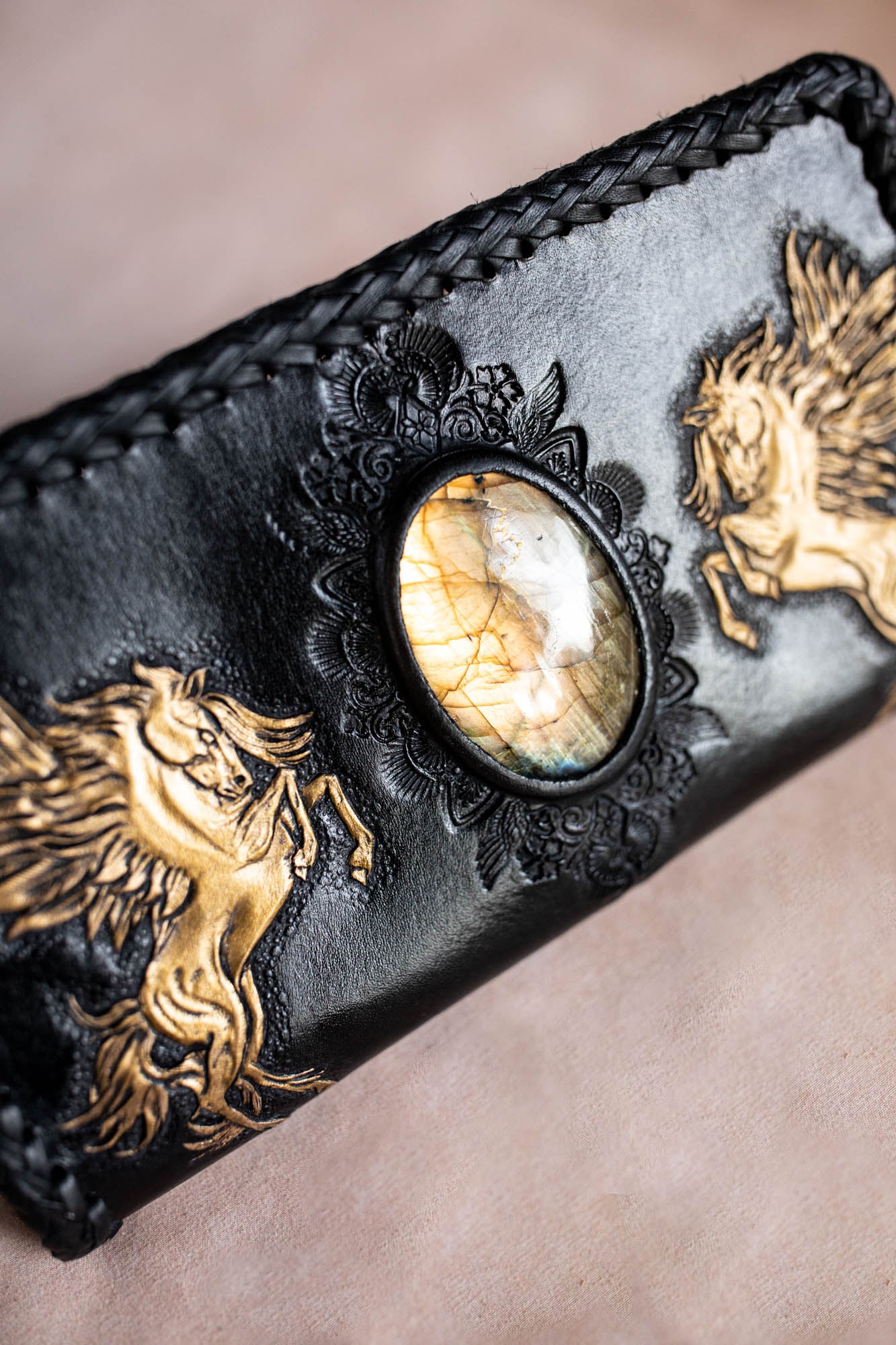 Large Double Sided Pegasus & Rebel Eagle Wallet