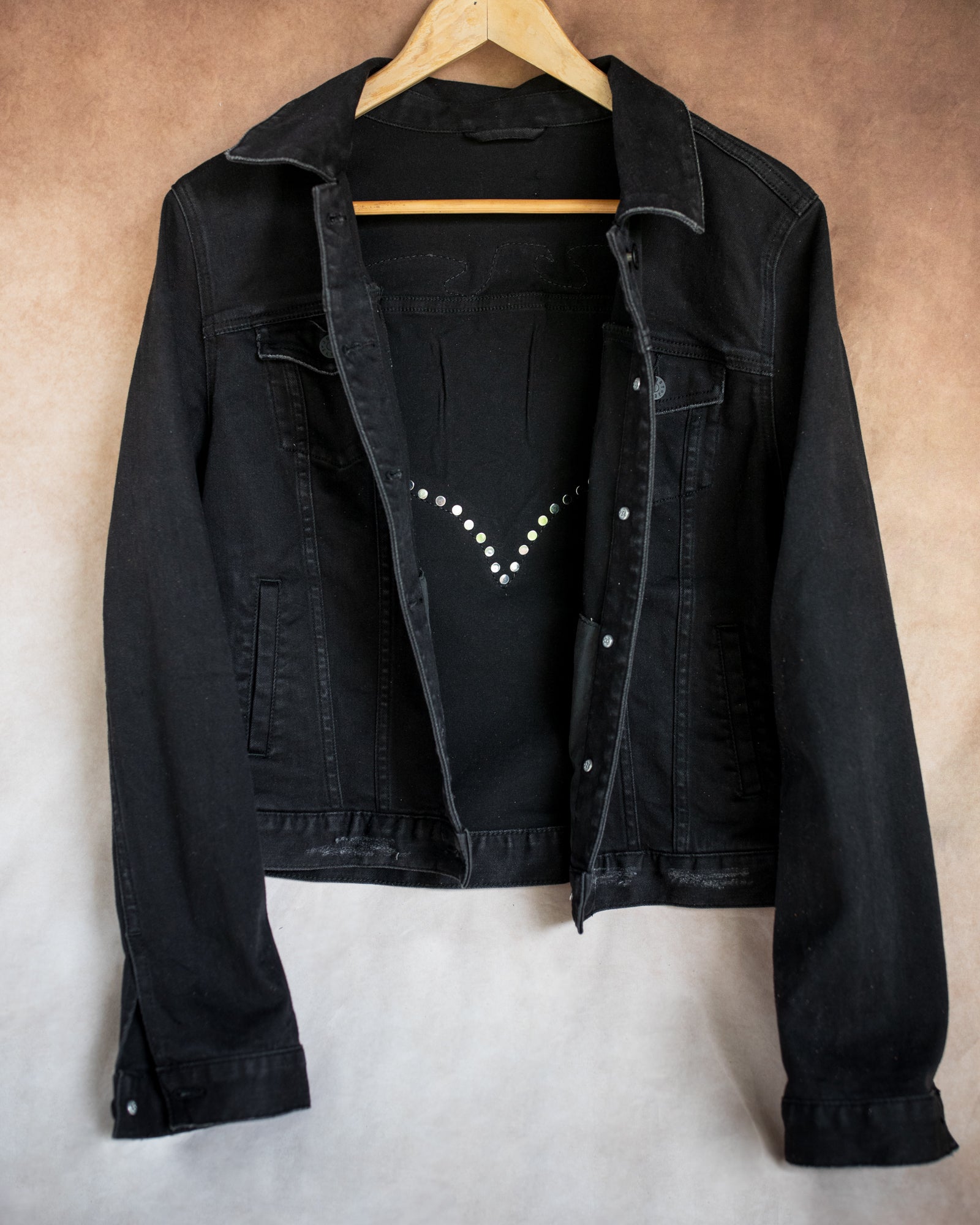 Denim Easy Rider Tasseled Eagle Jacket