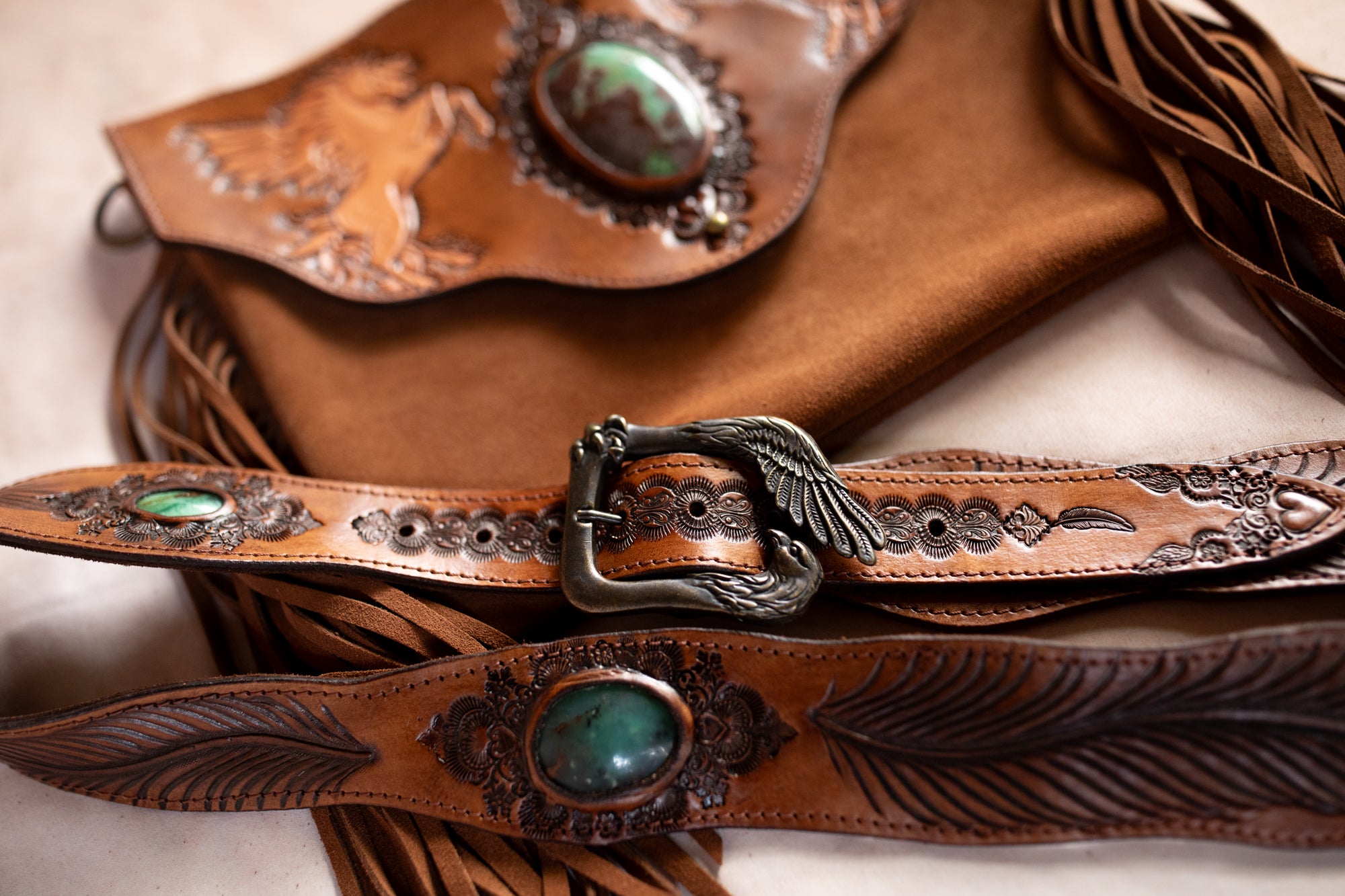 Pegasus Gypsy Wanderer Bag with Chrysoprase