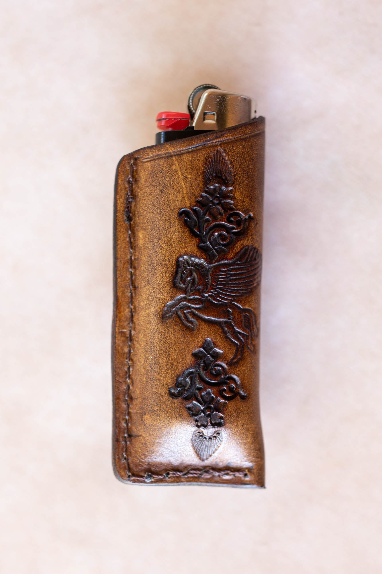 Woodstock Lighter Case with Quartz Crystal