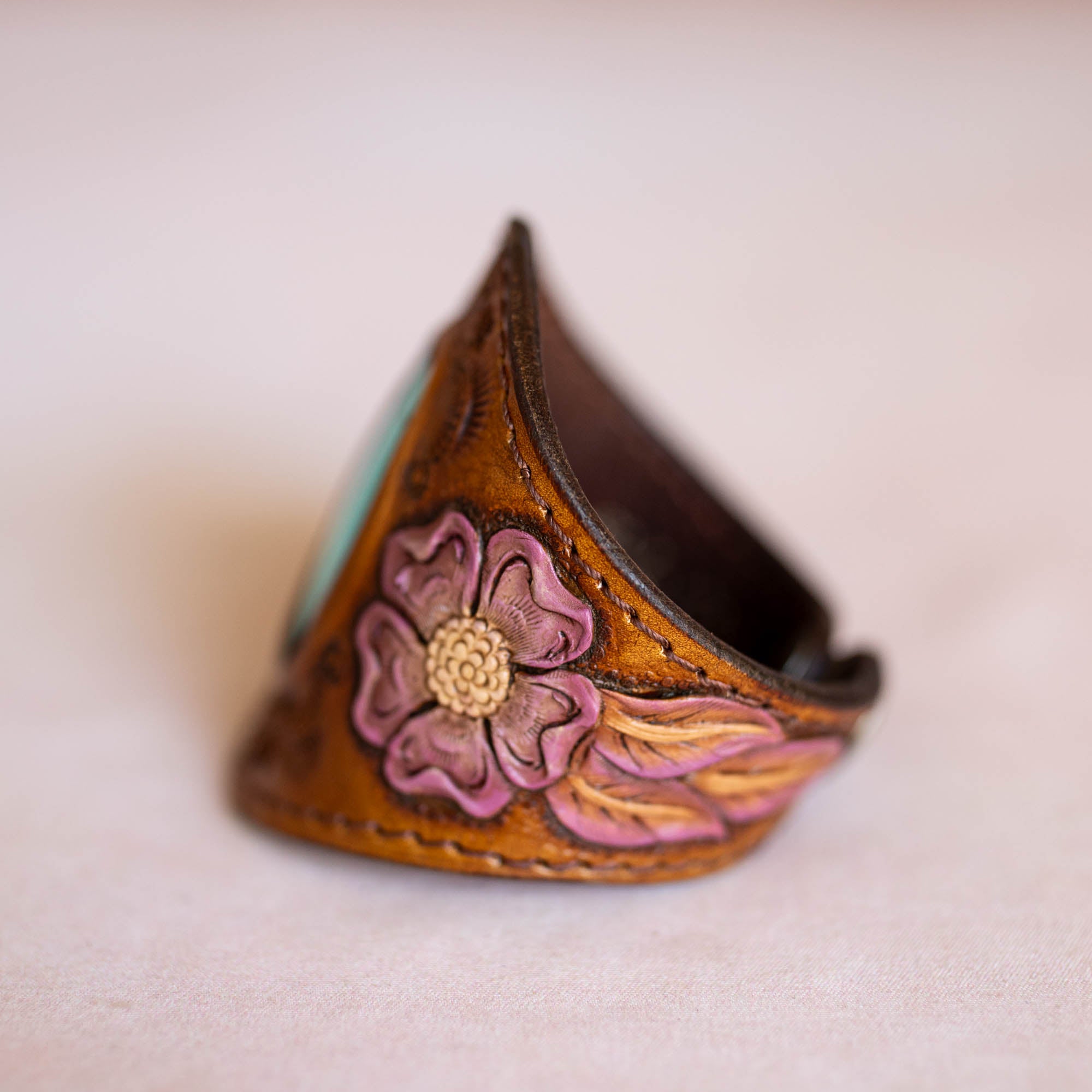 Desert Bloom Cuff with Turquoise