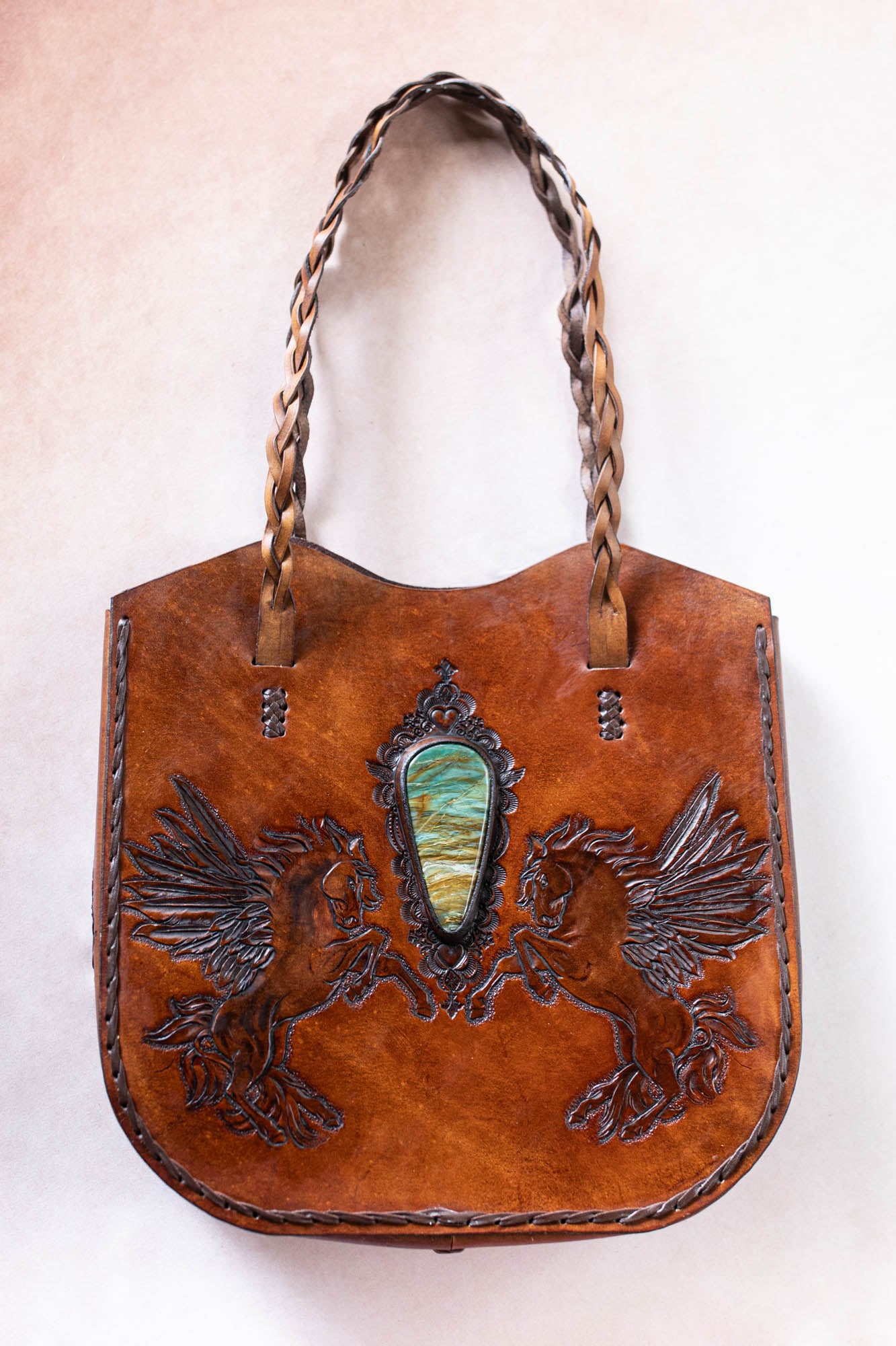 Dream Chaser Tote Bag with Dragon Stone