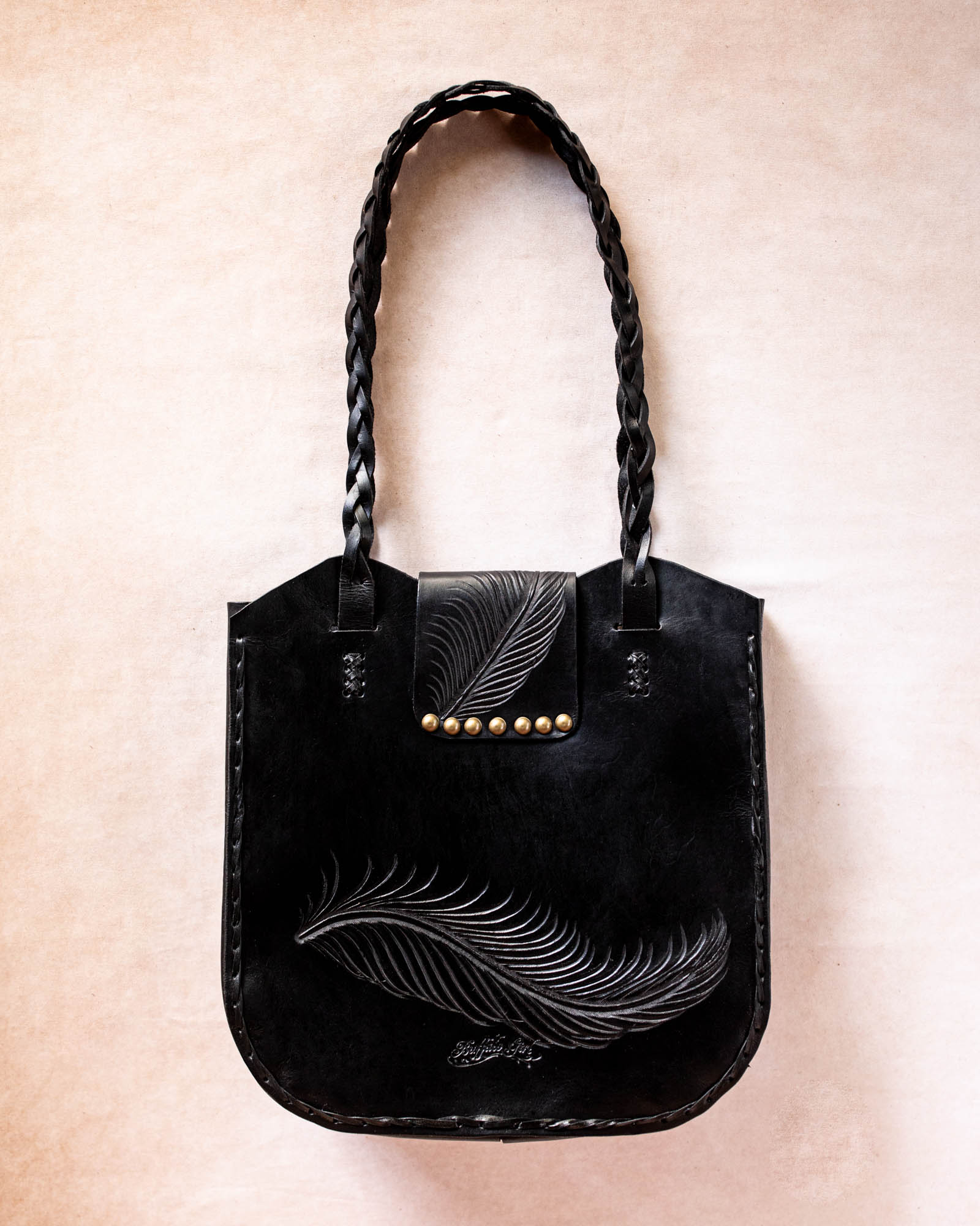 Black Bay Dream Chaser Tote Bag with Labradorite