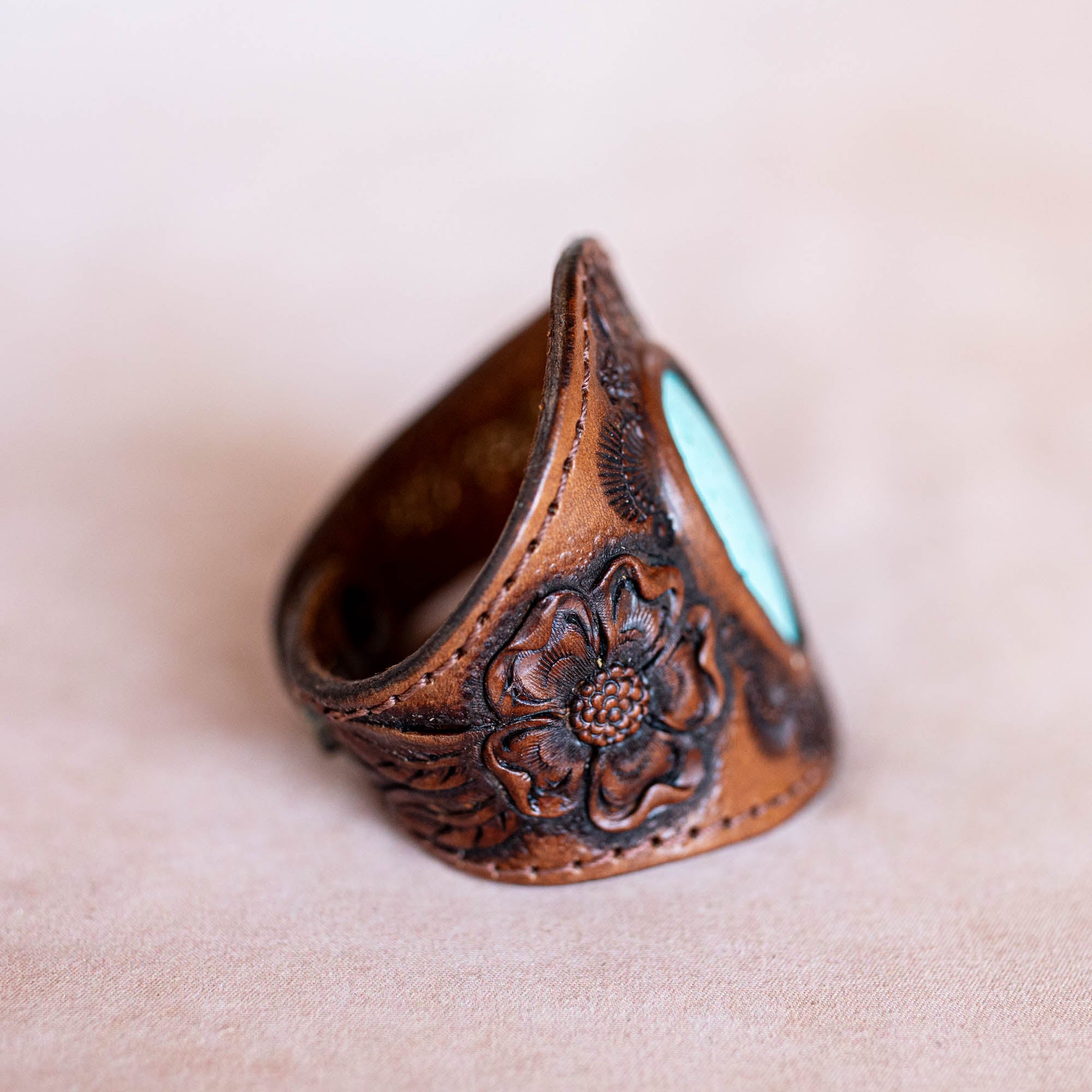 Desert Bloom Cuff with Turquoise
