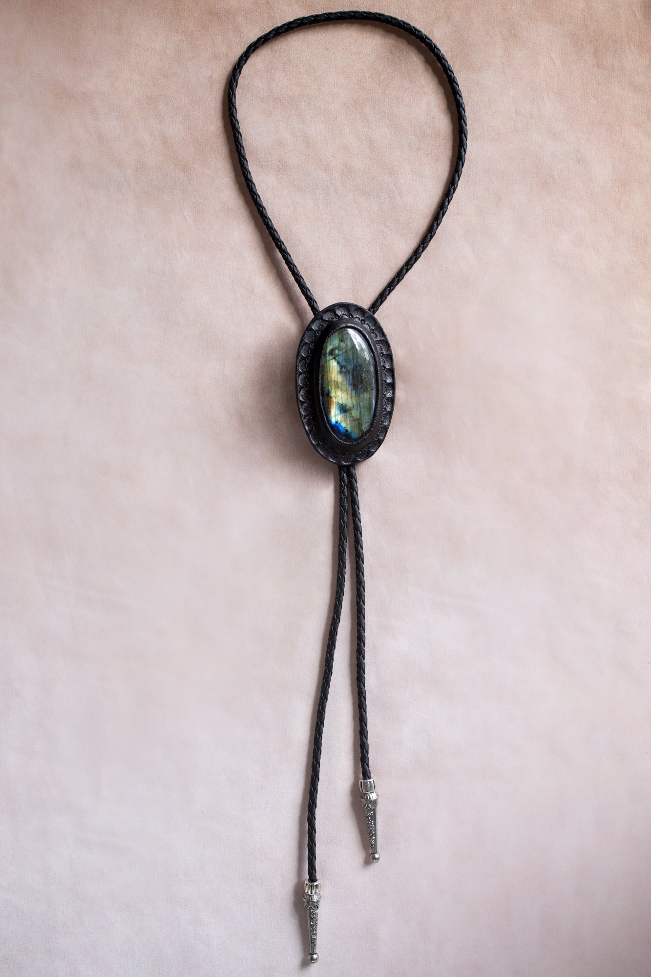 Labradorite Bolo Tie