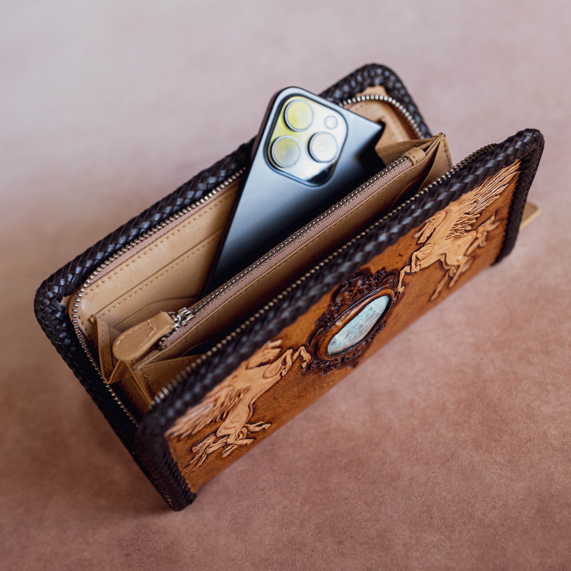 Large Double Sided Pegasus & Rebel Eagle Wallet