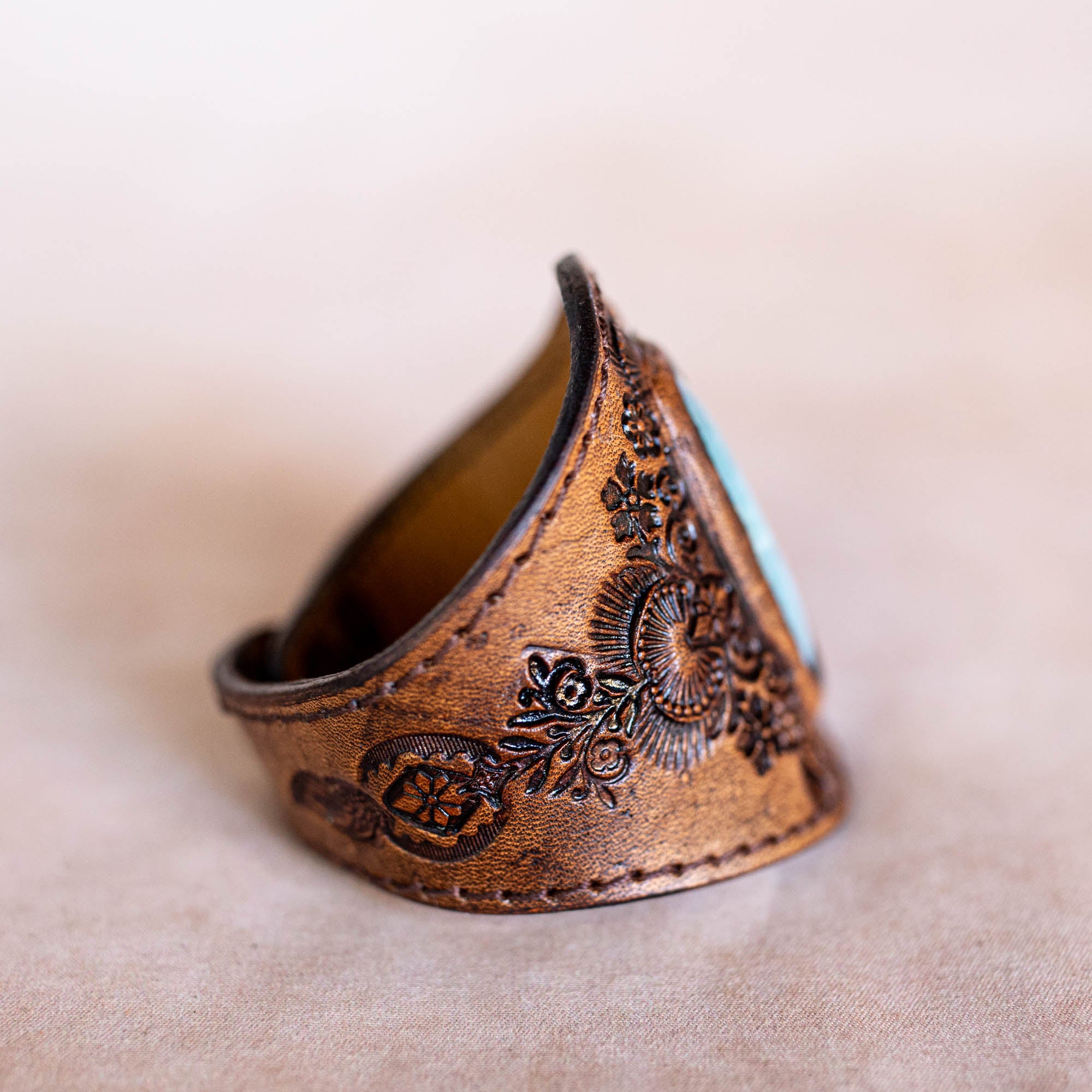 Mandala Cuff with Larimar