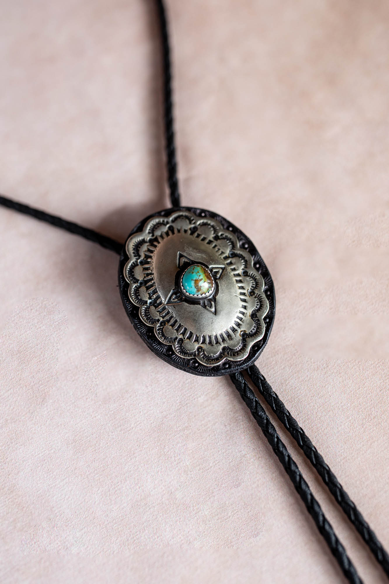 Navajo Concho Bolo Tie