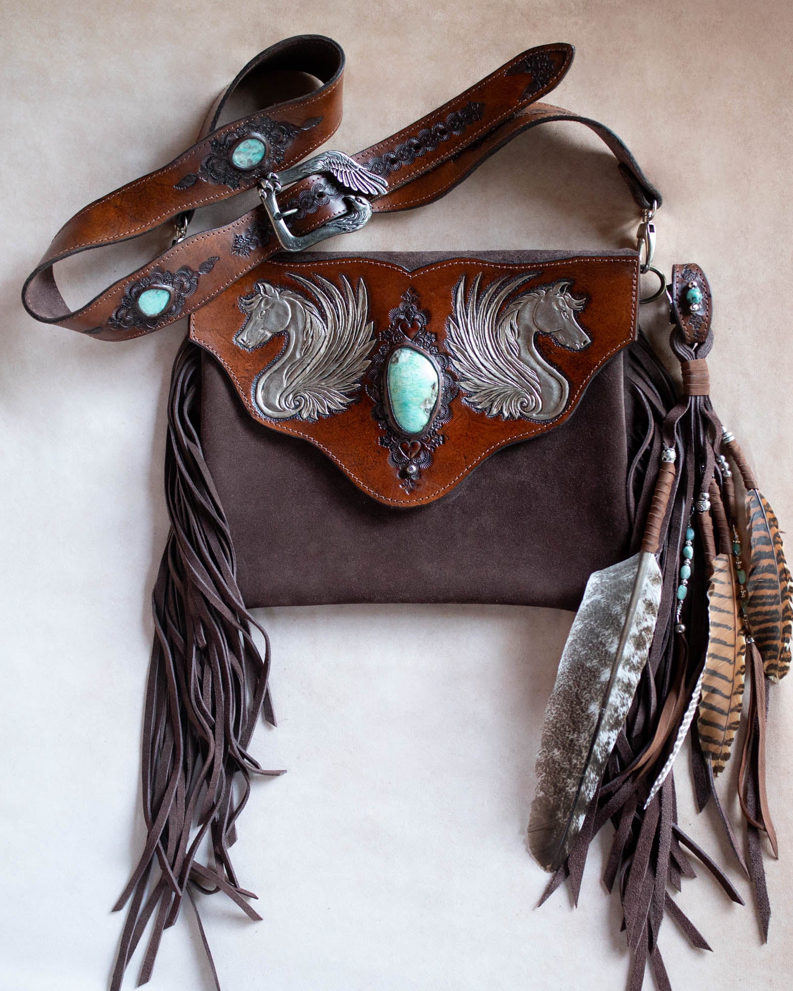 Pegasus Gypsy Wanderer Bag with Amazonite
