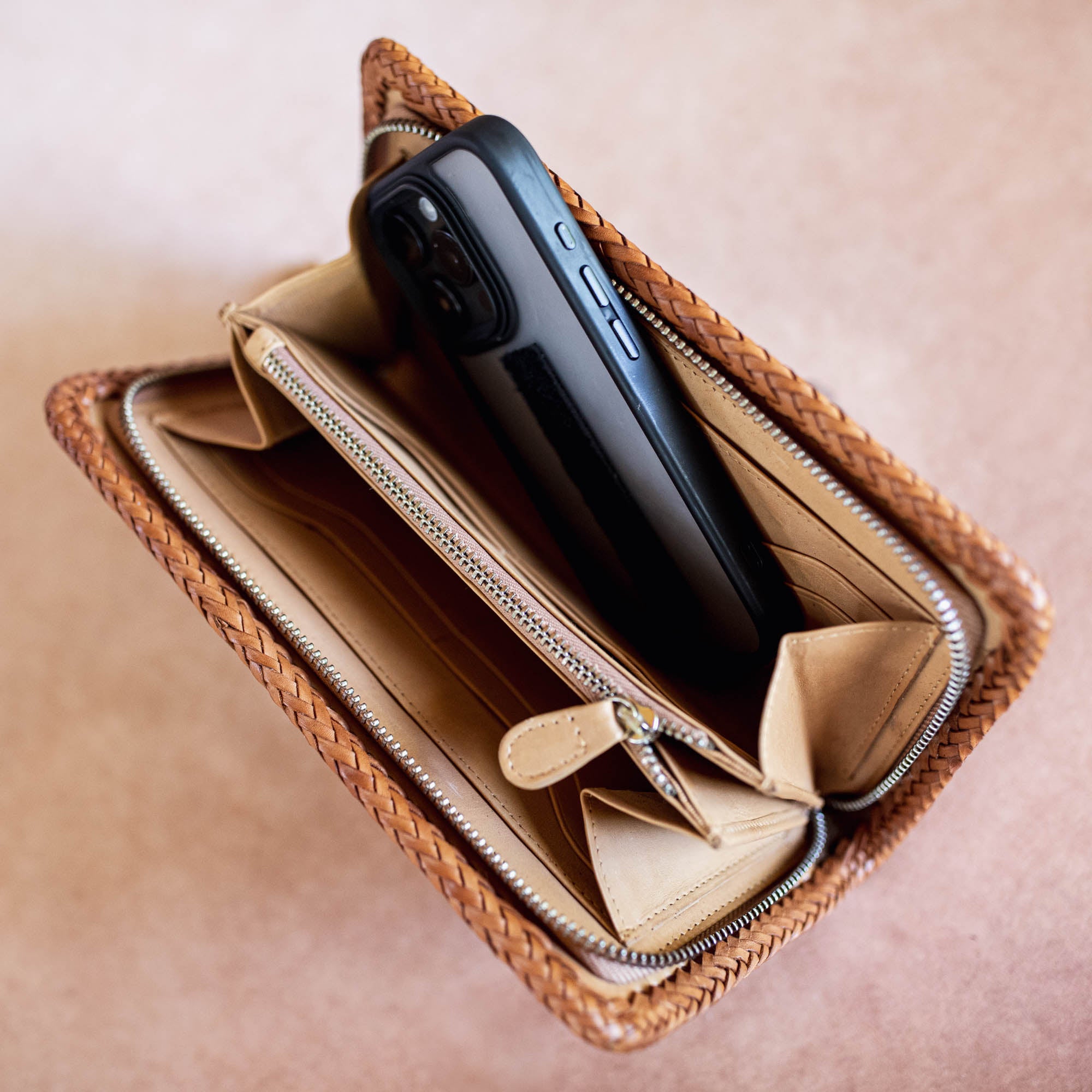 Large Pegasus Wallet with High Grade Turquoise