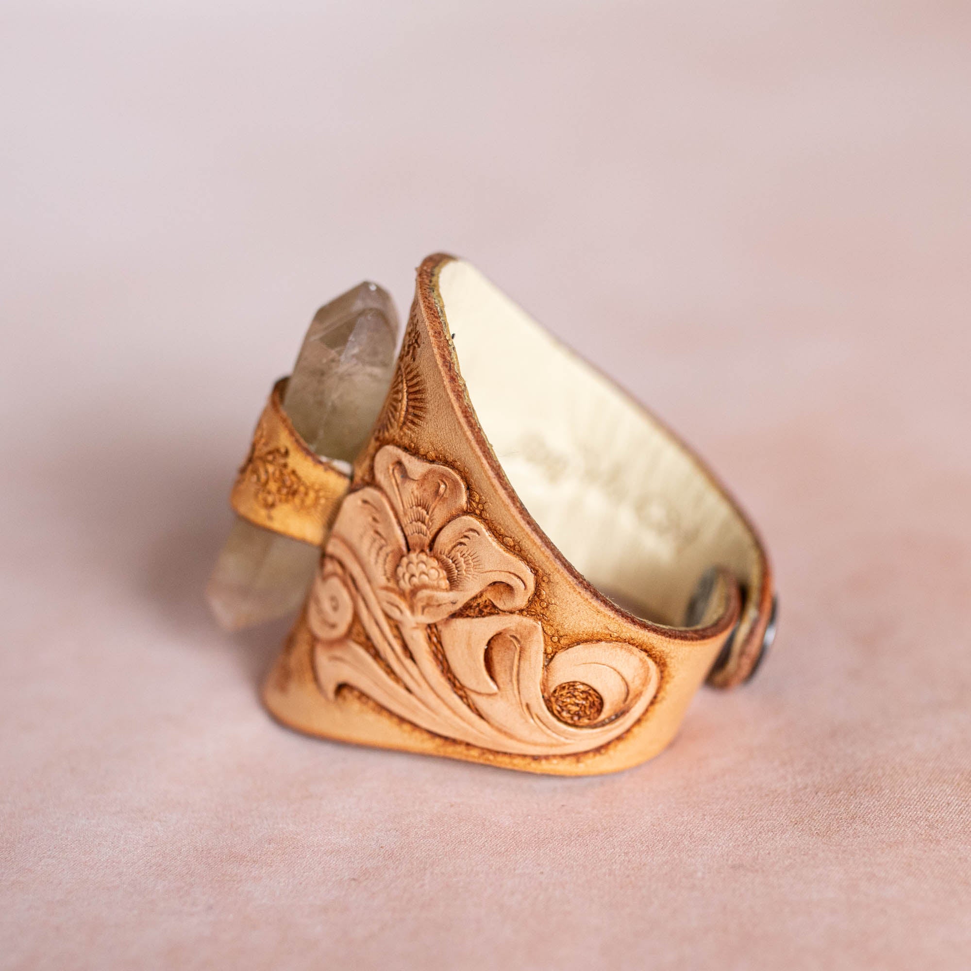 Western Priestess Cuff with Citrine