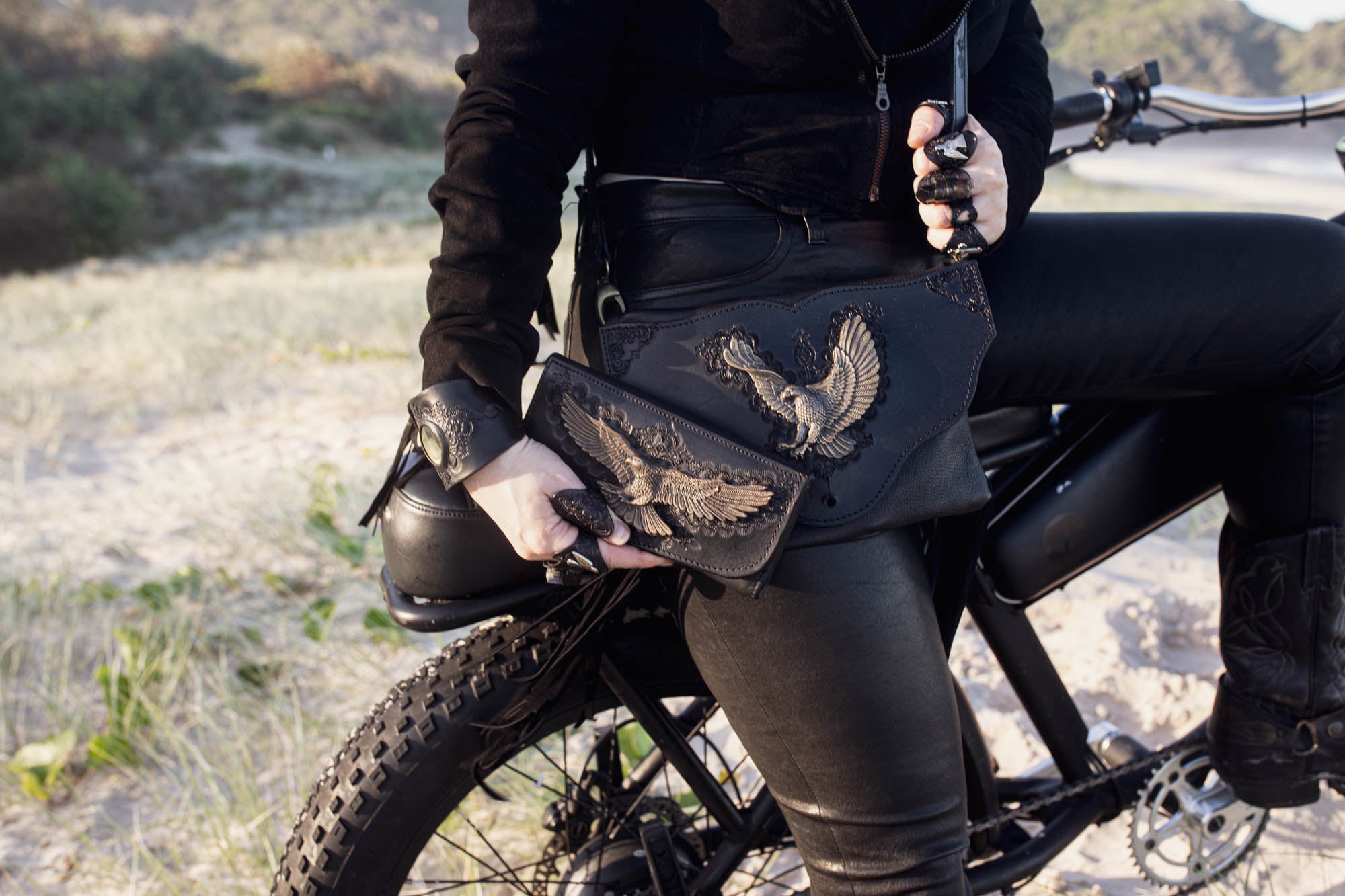 Rebel Eagle Wallet - Black