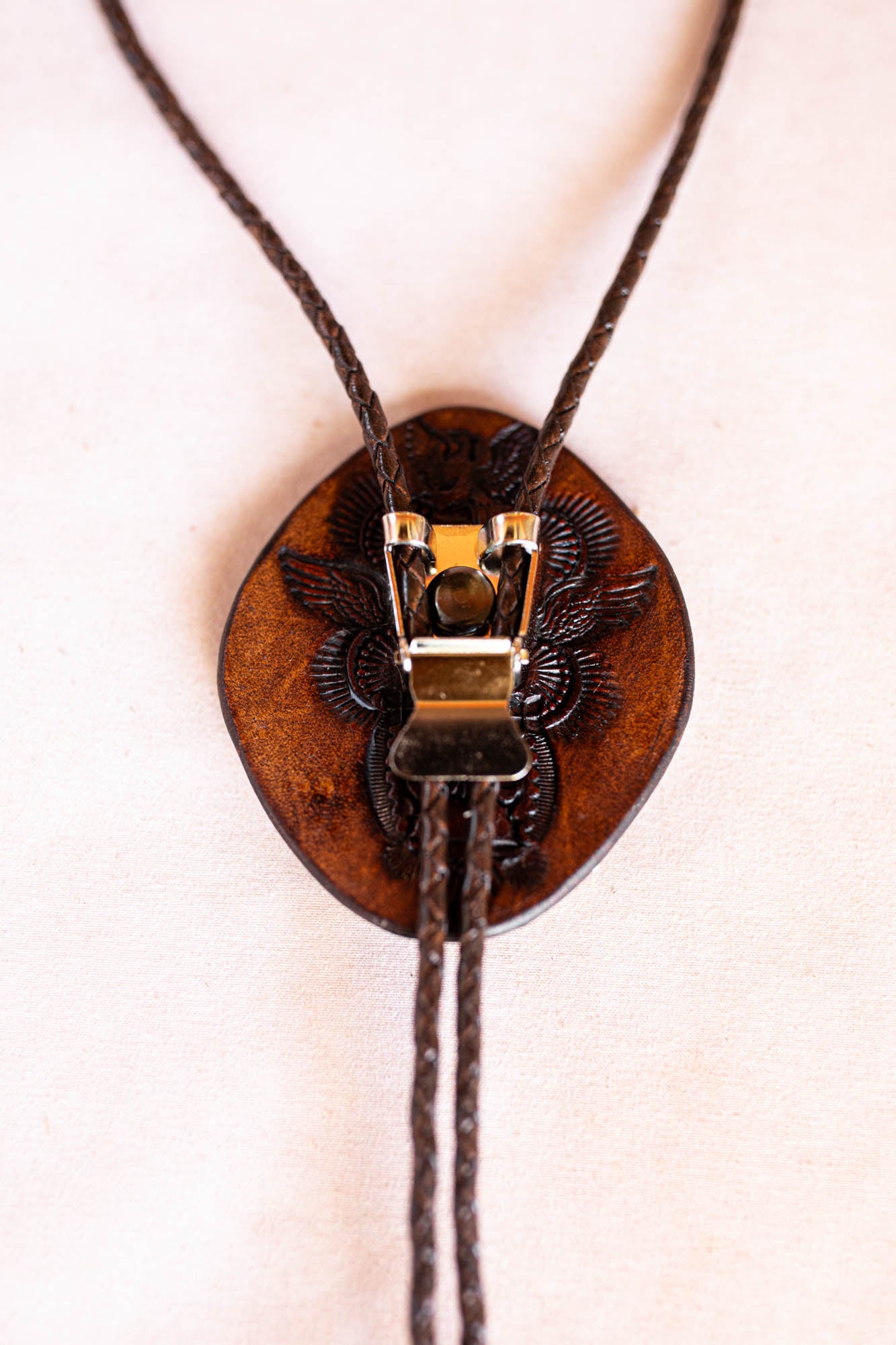 Rebel Eagle Turquoise Bolo Tie