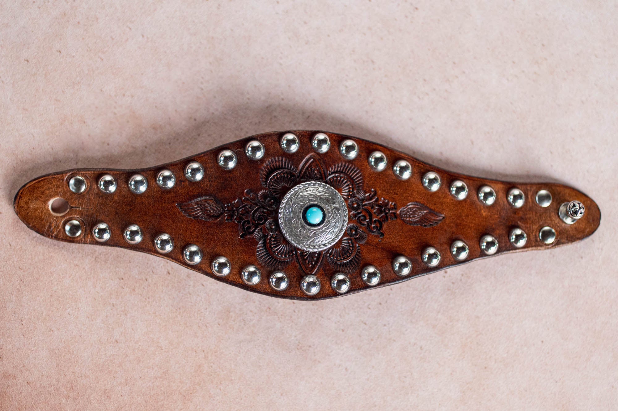 Studded Concho Cuff