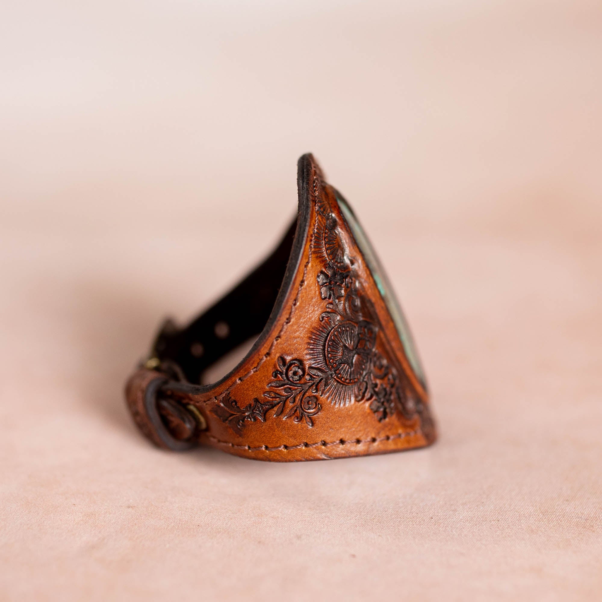 Mandala Cuff with Turquoise