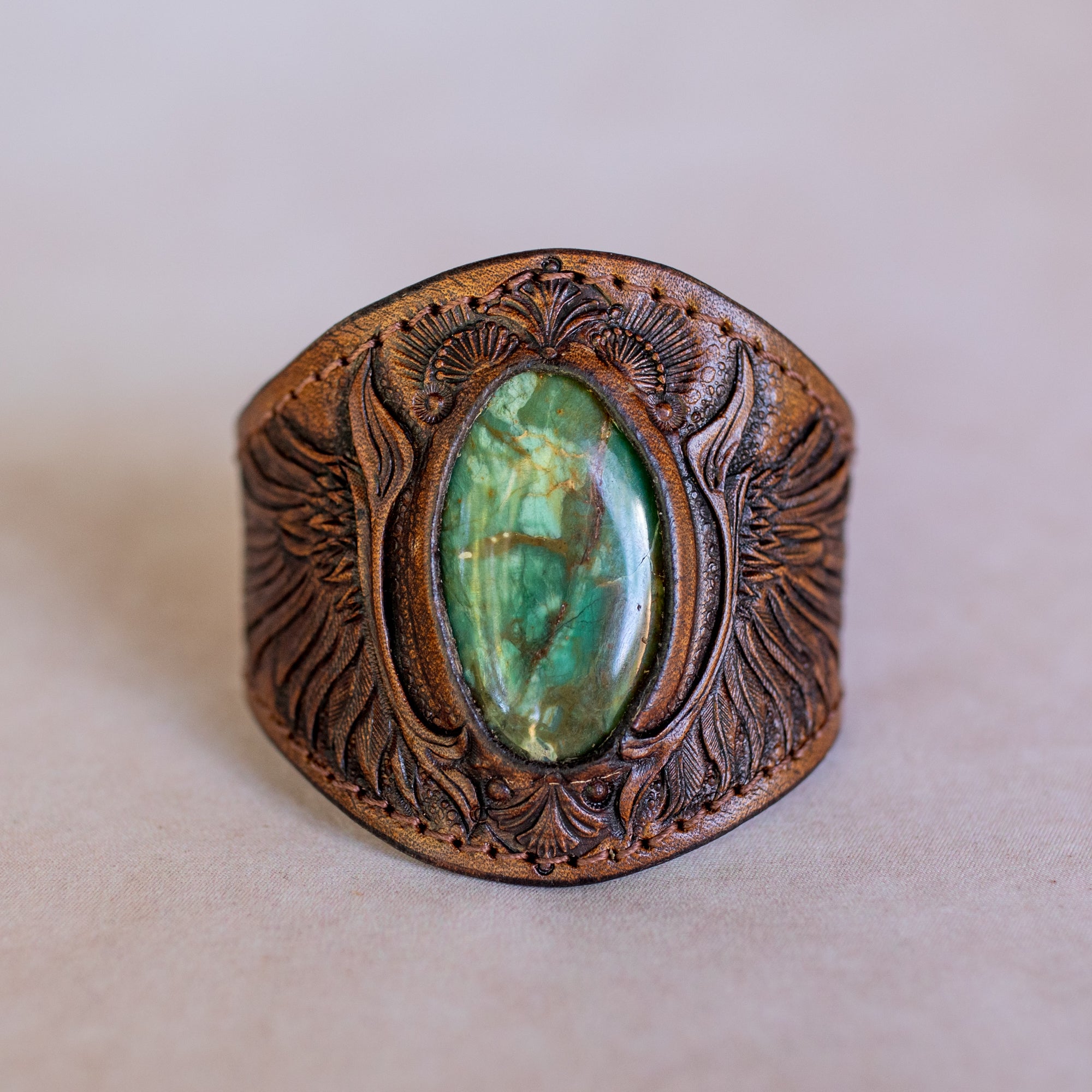 Guardian Wings Cuff with Dragon Stone