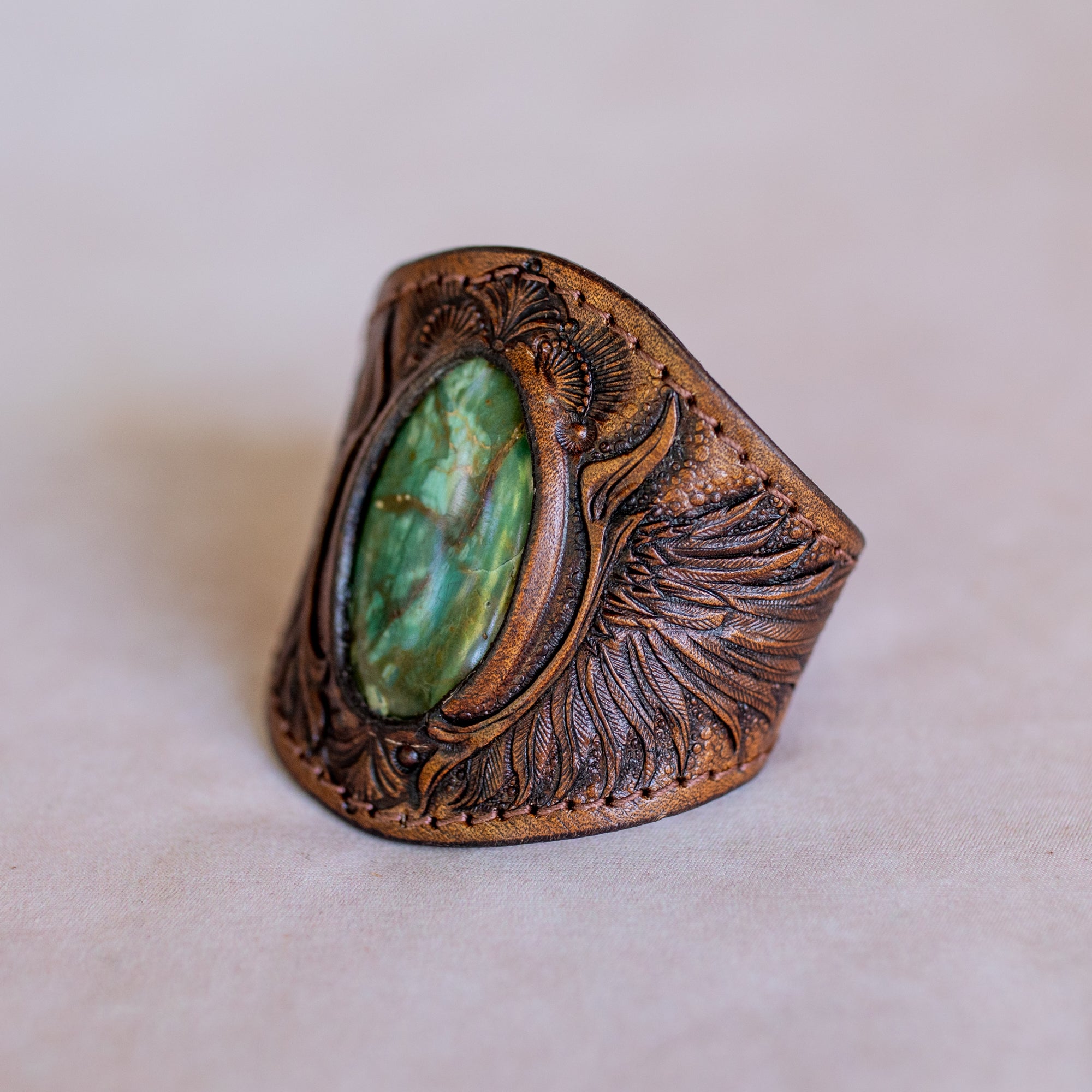 Guardian Wings Cuff with Dragon Stone