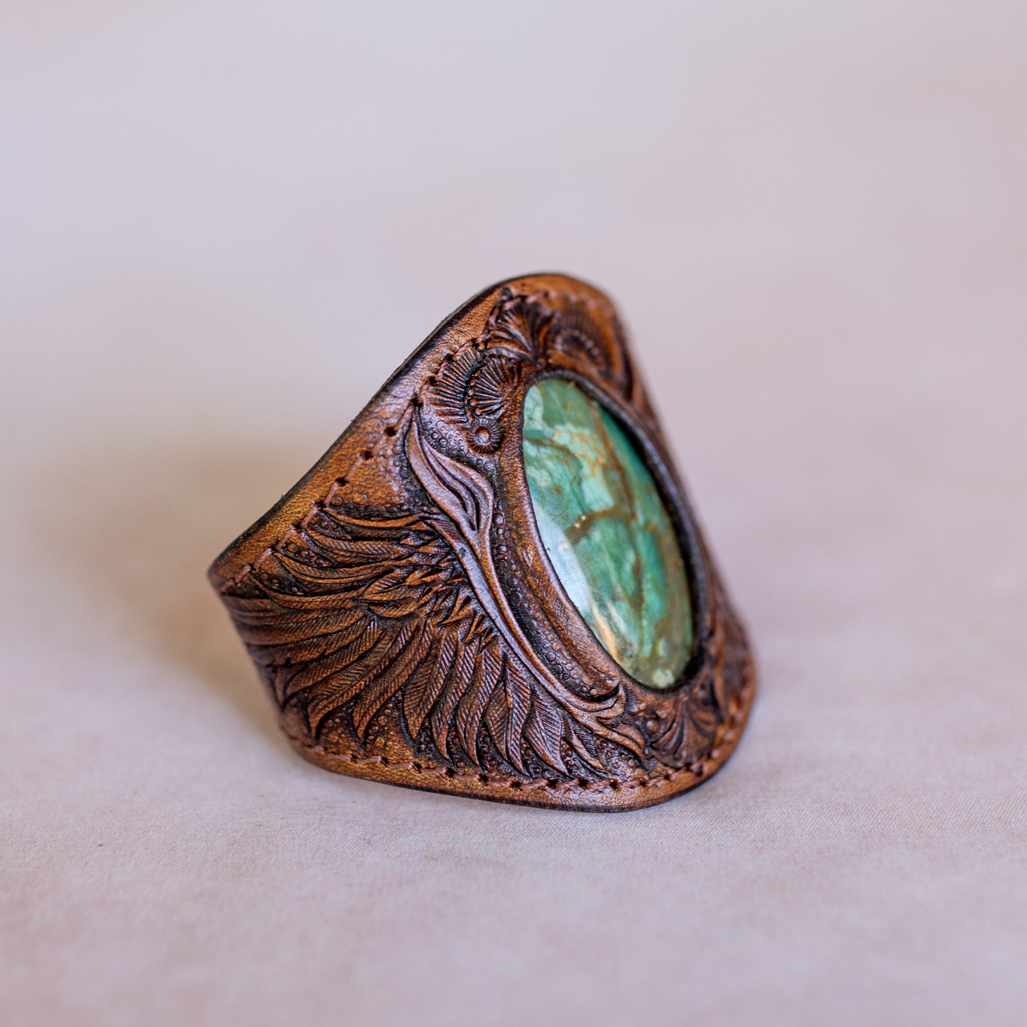 Guardian Wings Cuff with Dragon Stone