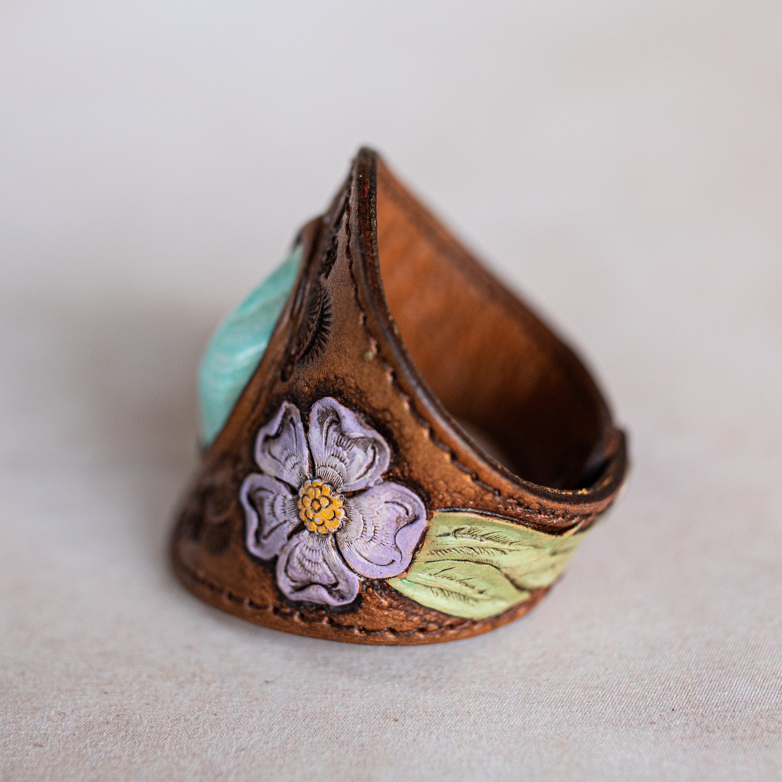 Desert Bloom Cuff with Amazonite