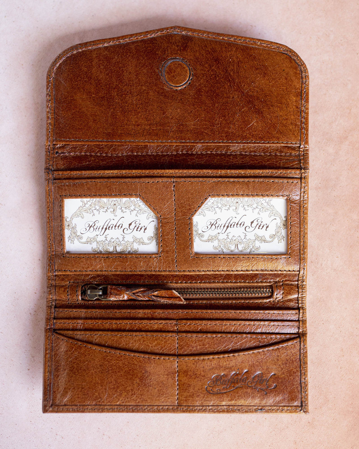 Flower Wallet with Amethyst