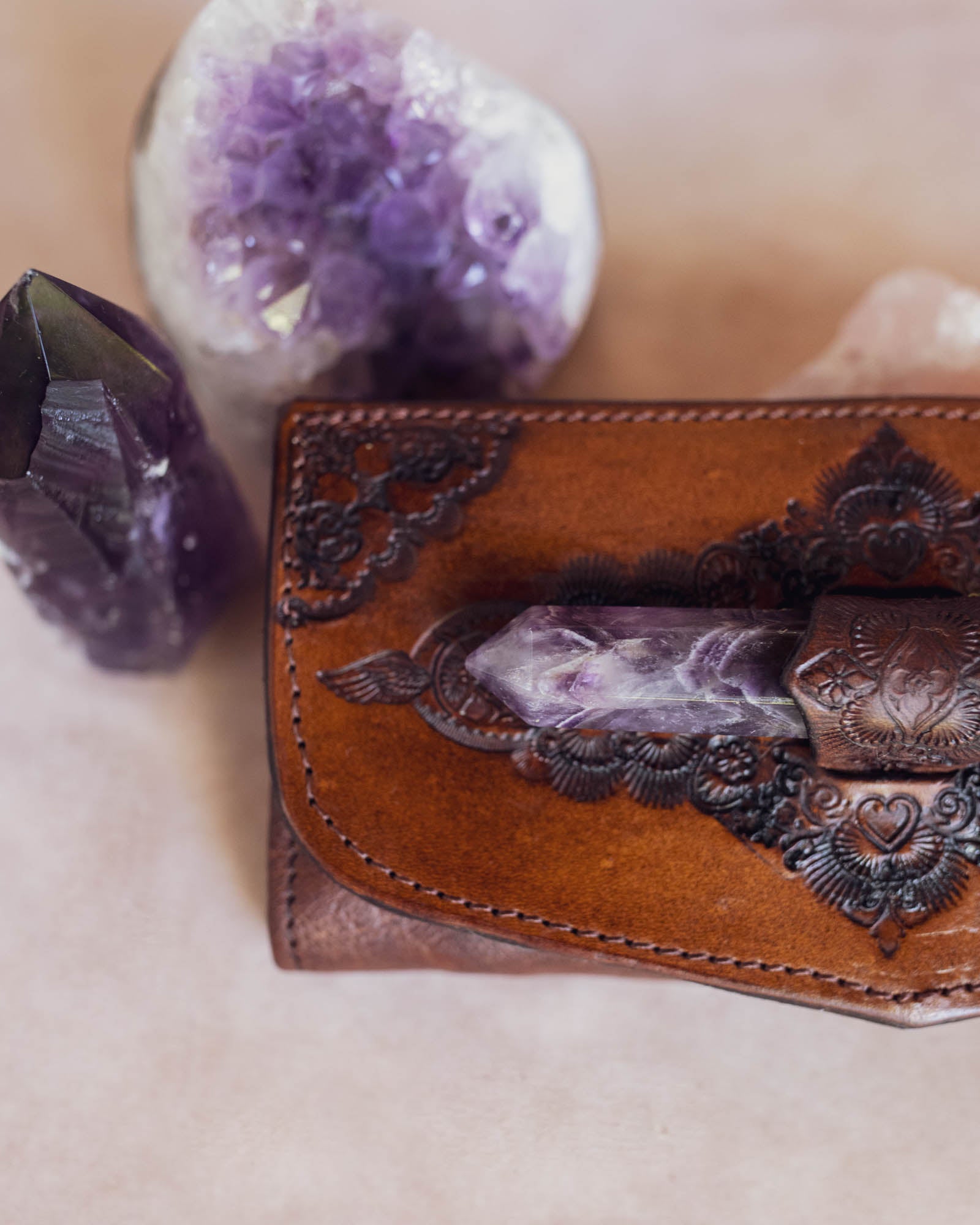 Priestess Wallet with Amethyst - Buffalo Girl®