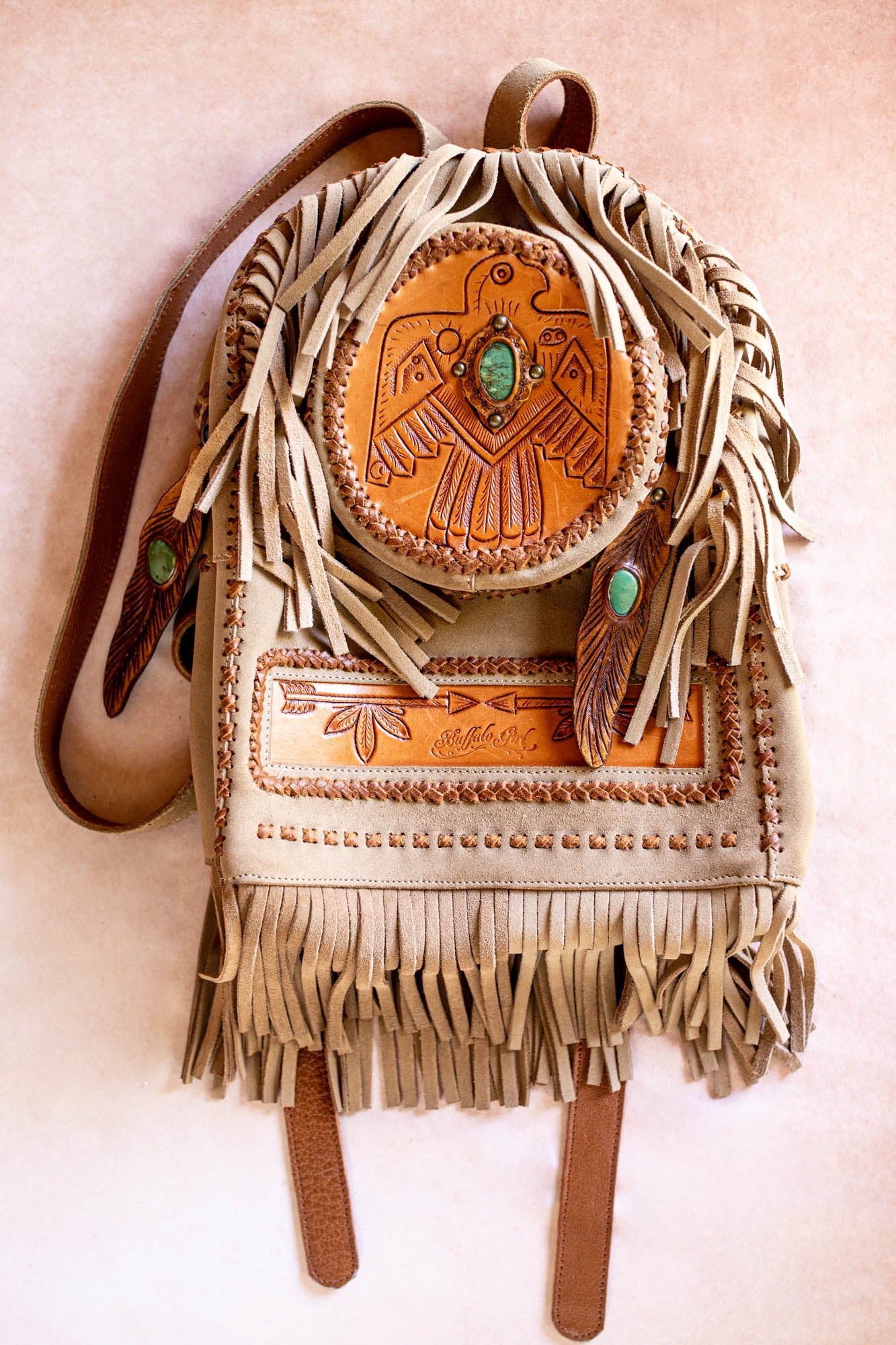 Only The Brave Thunderbird Backpack with Turquoise