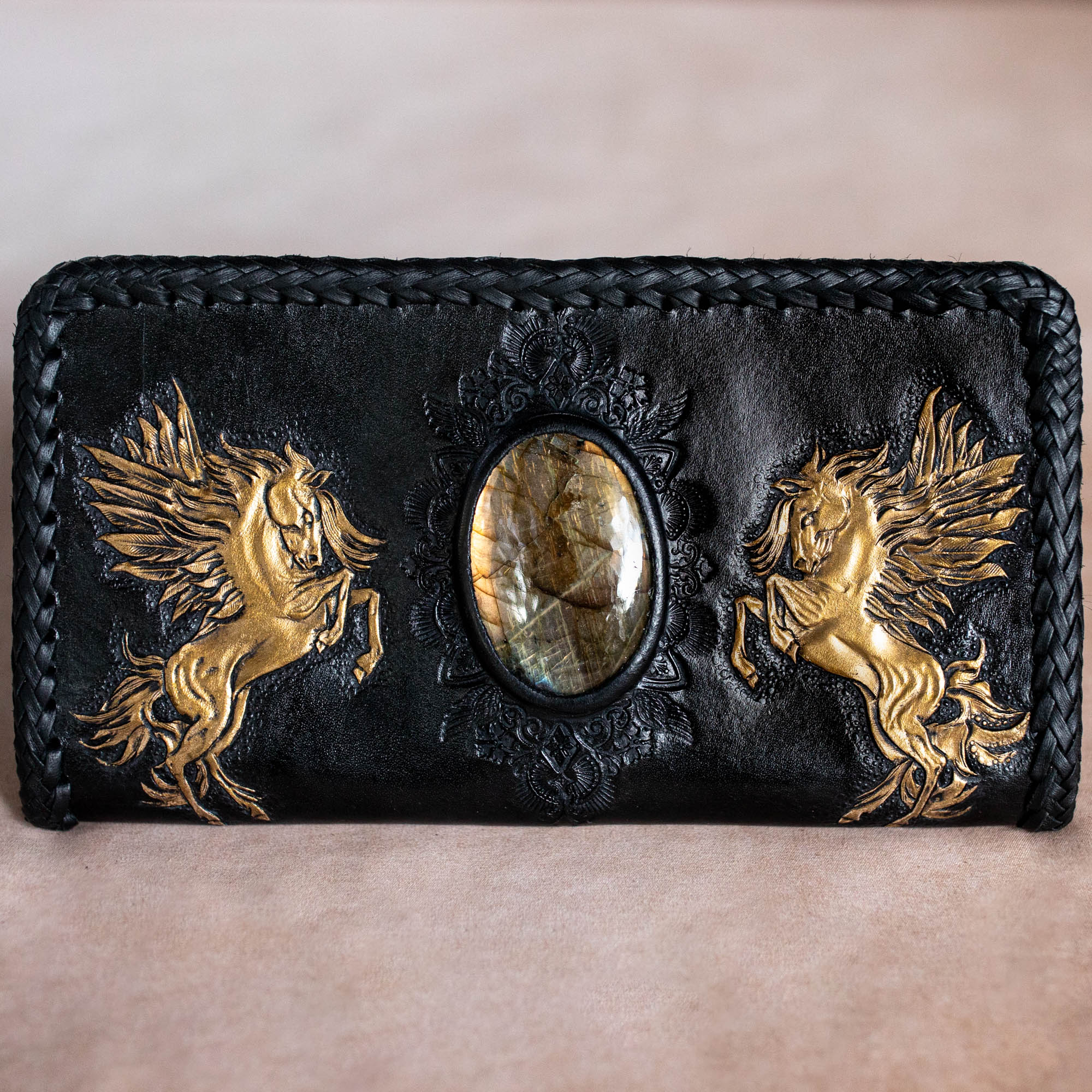 Large Double Sided Pegasus & Rebel Eagle Wallet