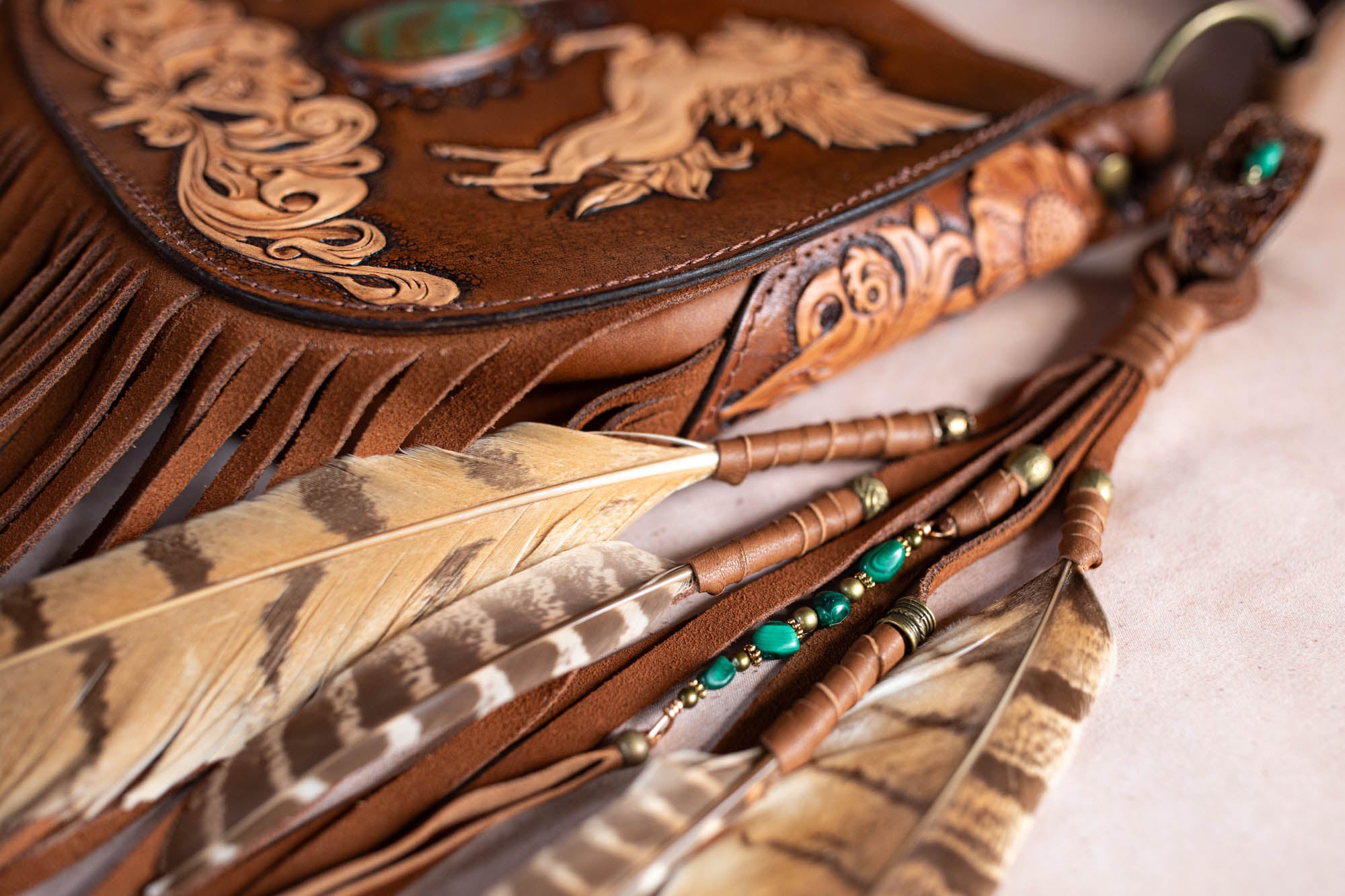 Canyon Whisperer Bag with Dragon Stone