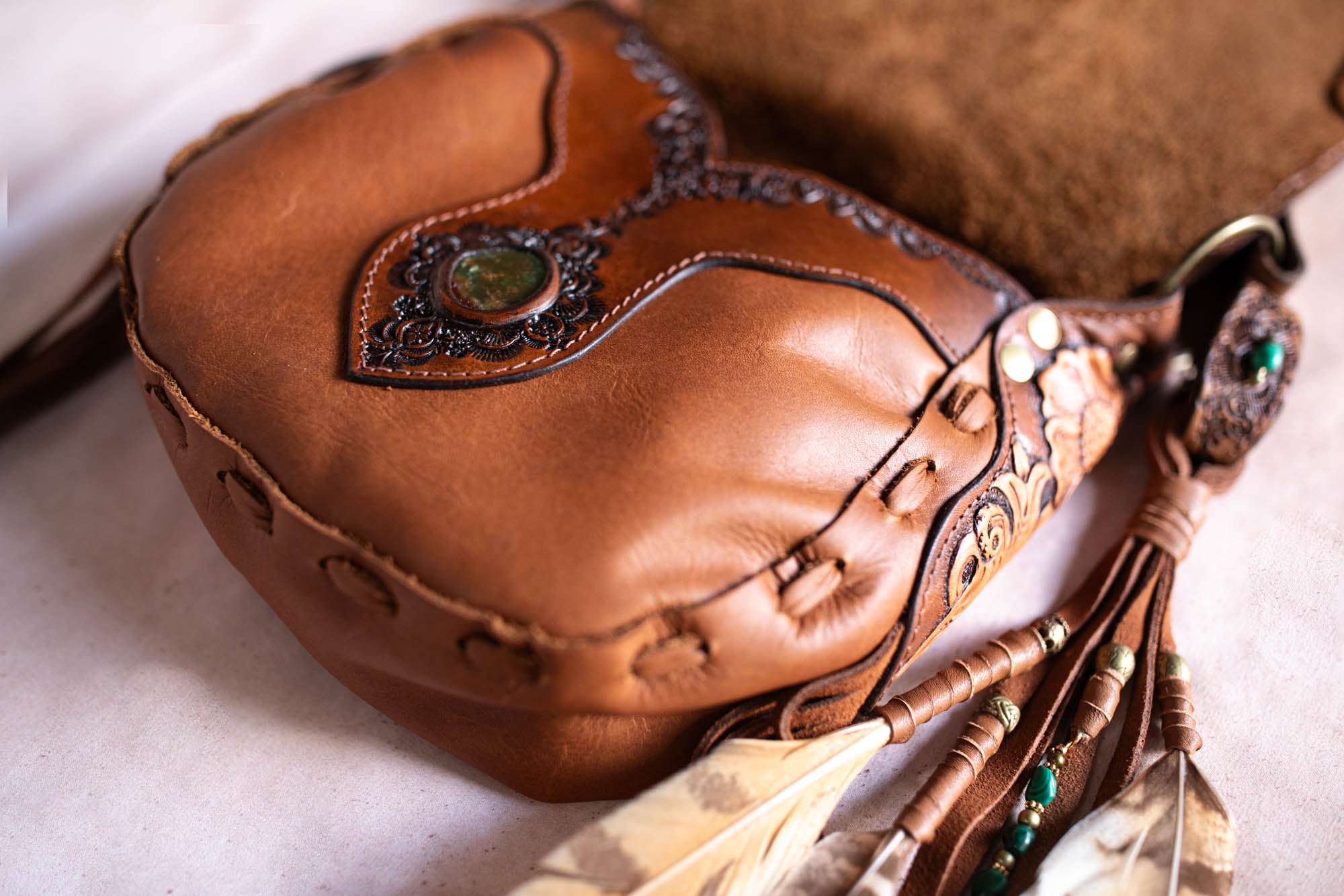 Canyon Whisperer Bag with Dragon Stone