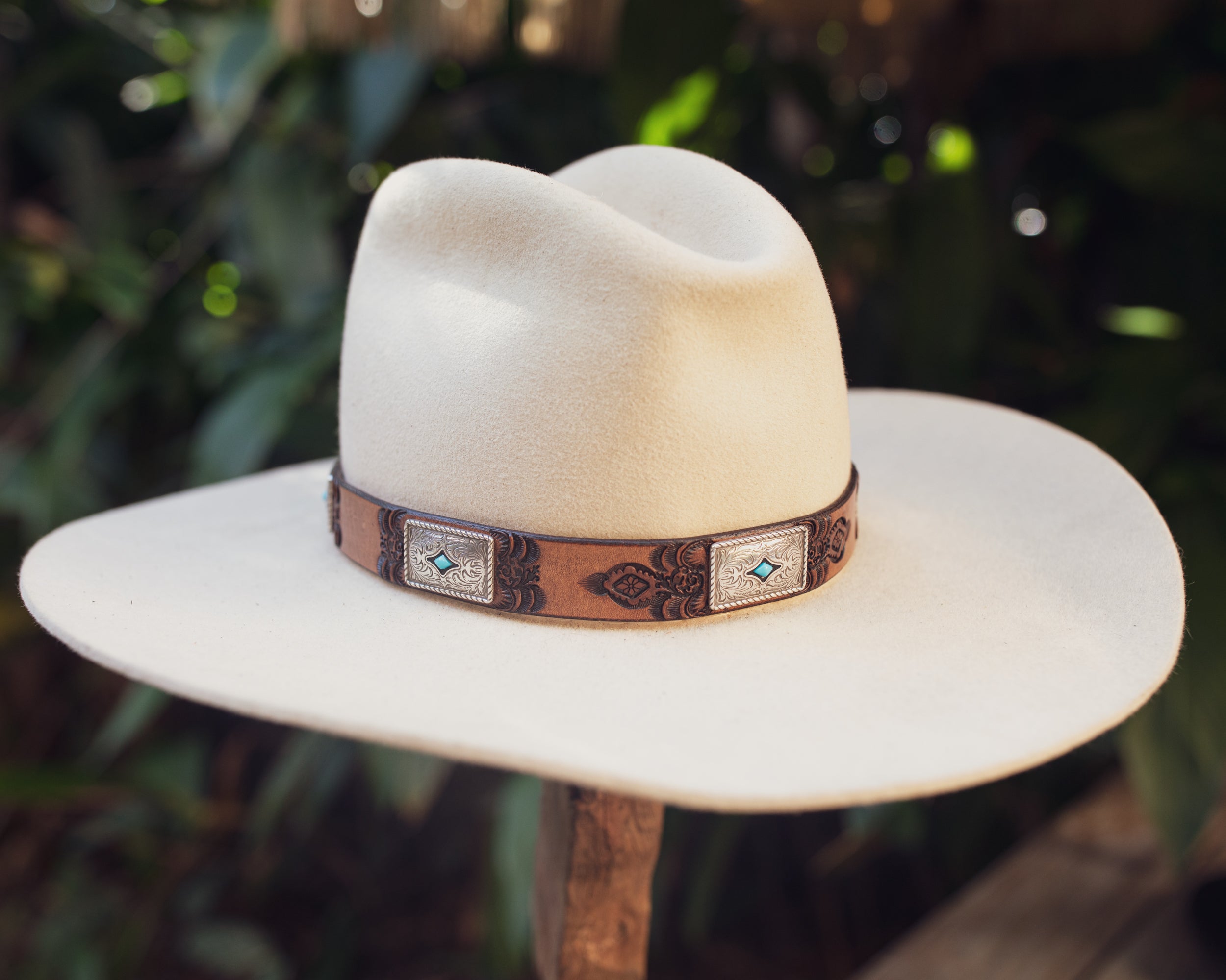 Western Concho Hat Band