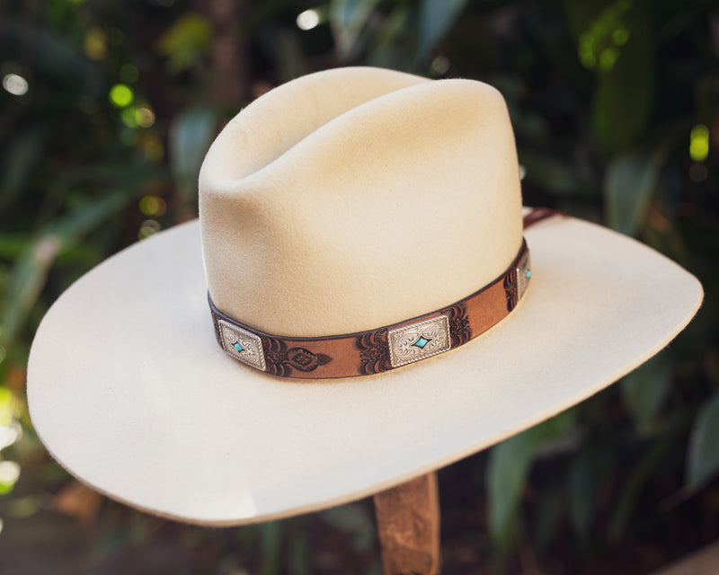Western Concho Hat Band