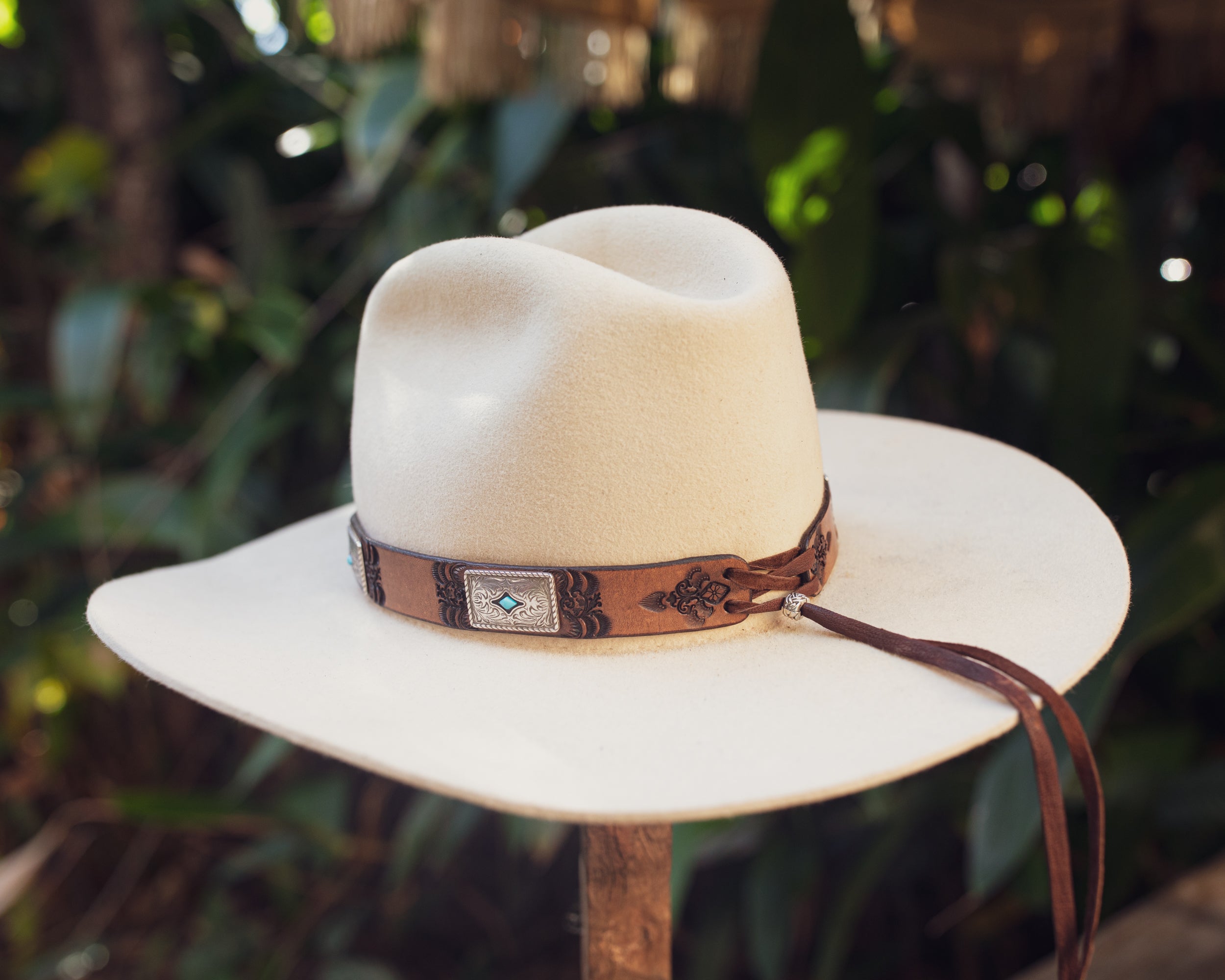 Western Concho Hat Band