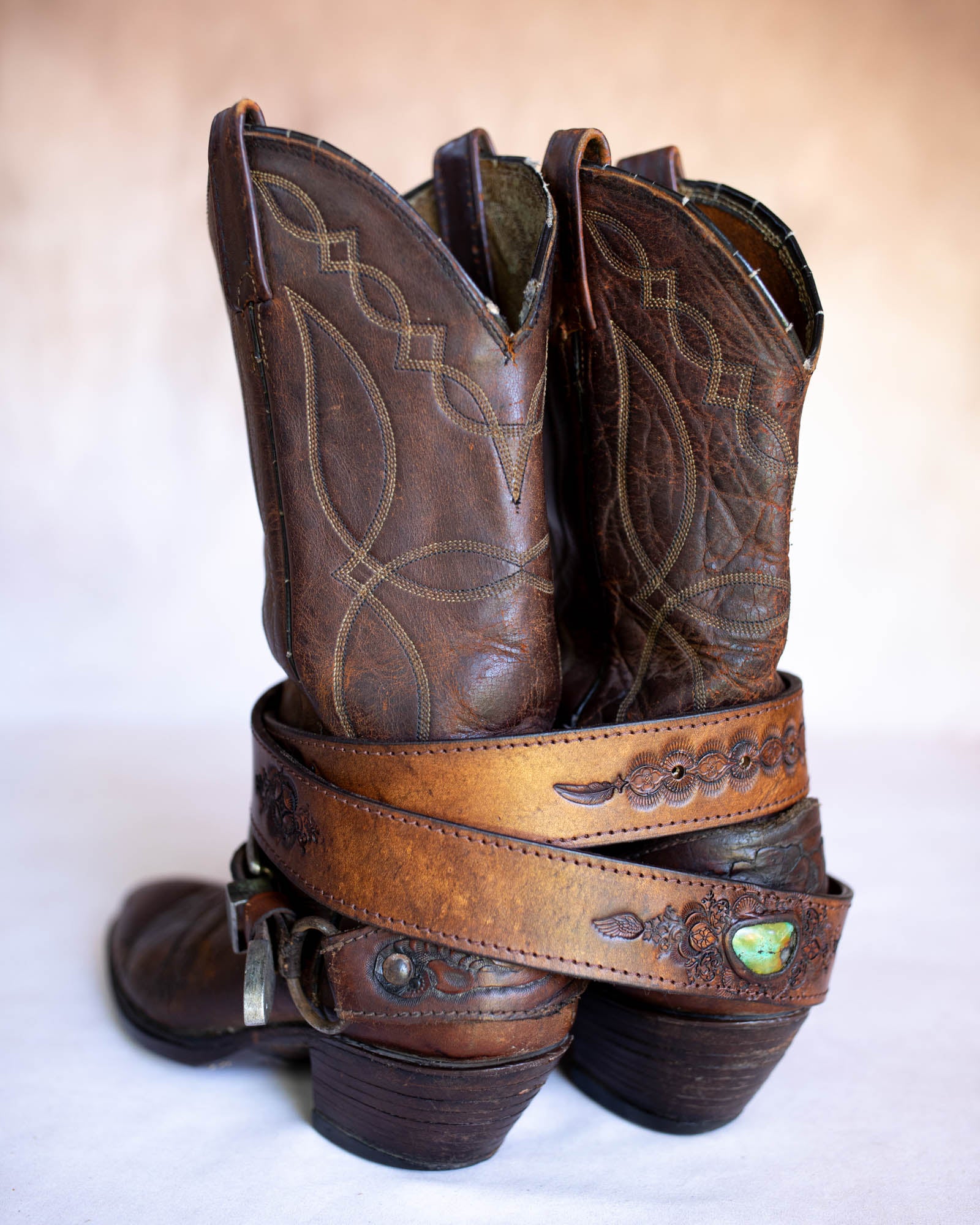 Desert Ranger Belt with Turquoise