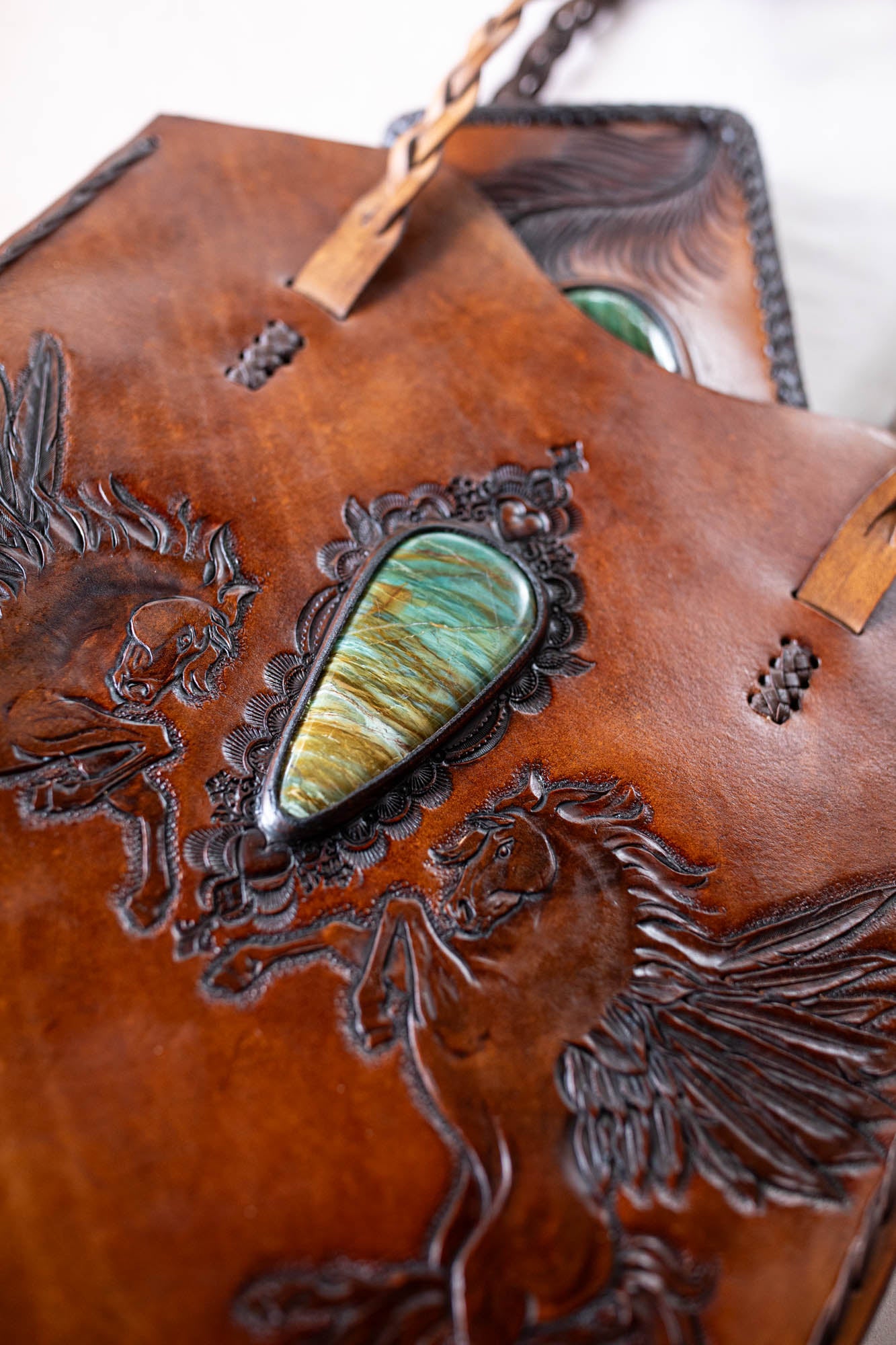 Dream Chaser Tote Bag with Dragon Stone