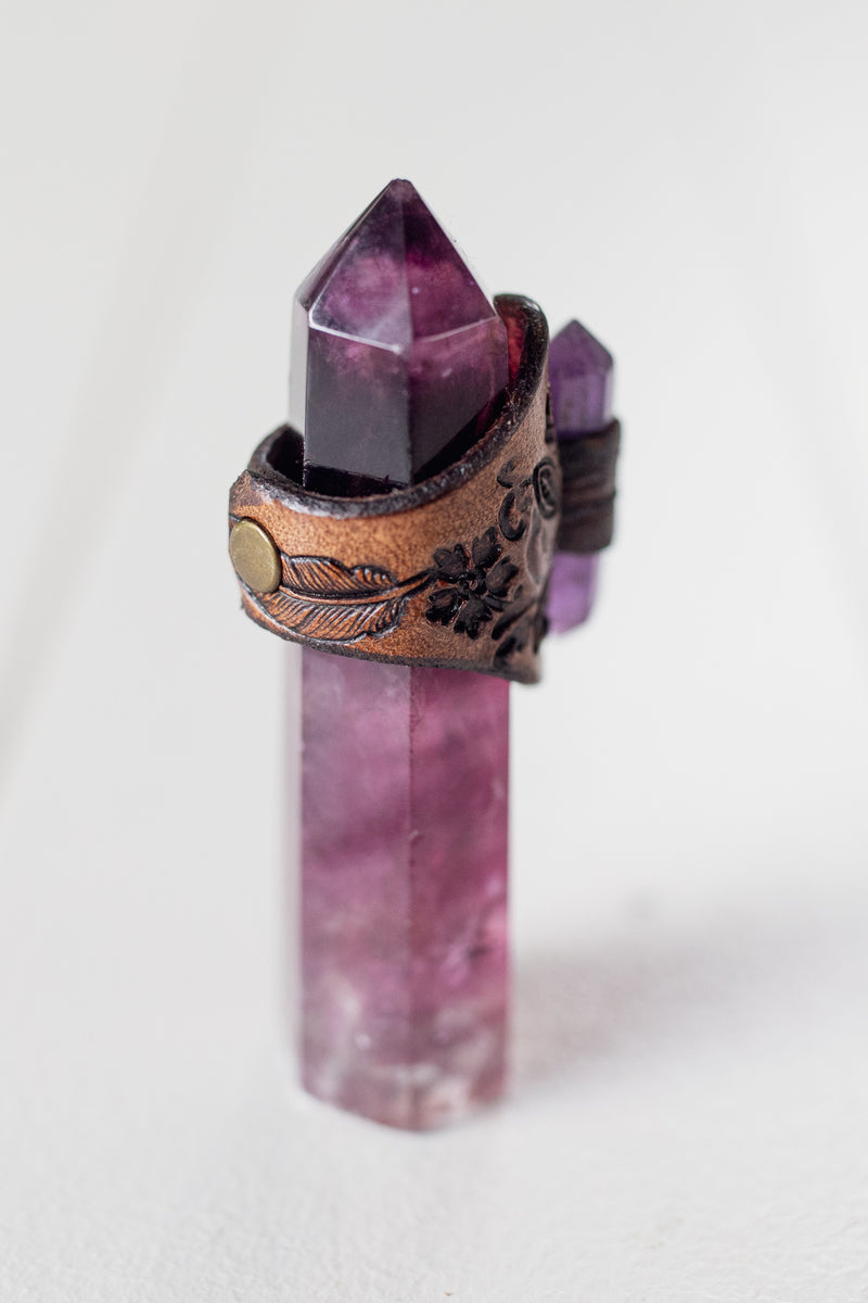 Druid Ring with Amethyst