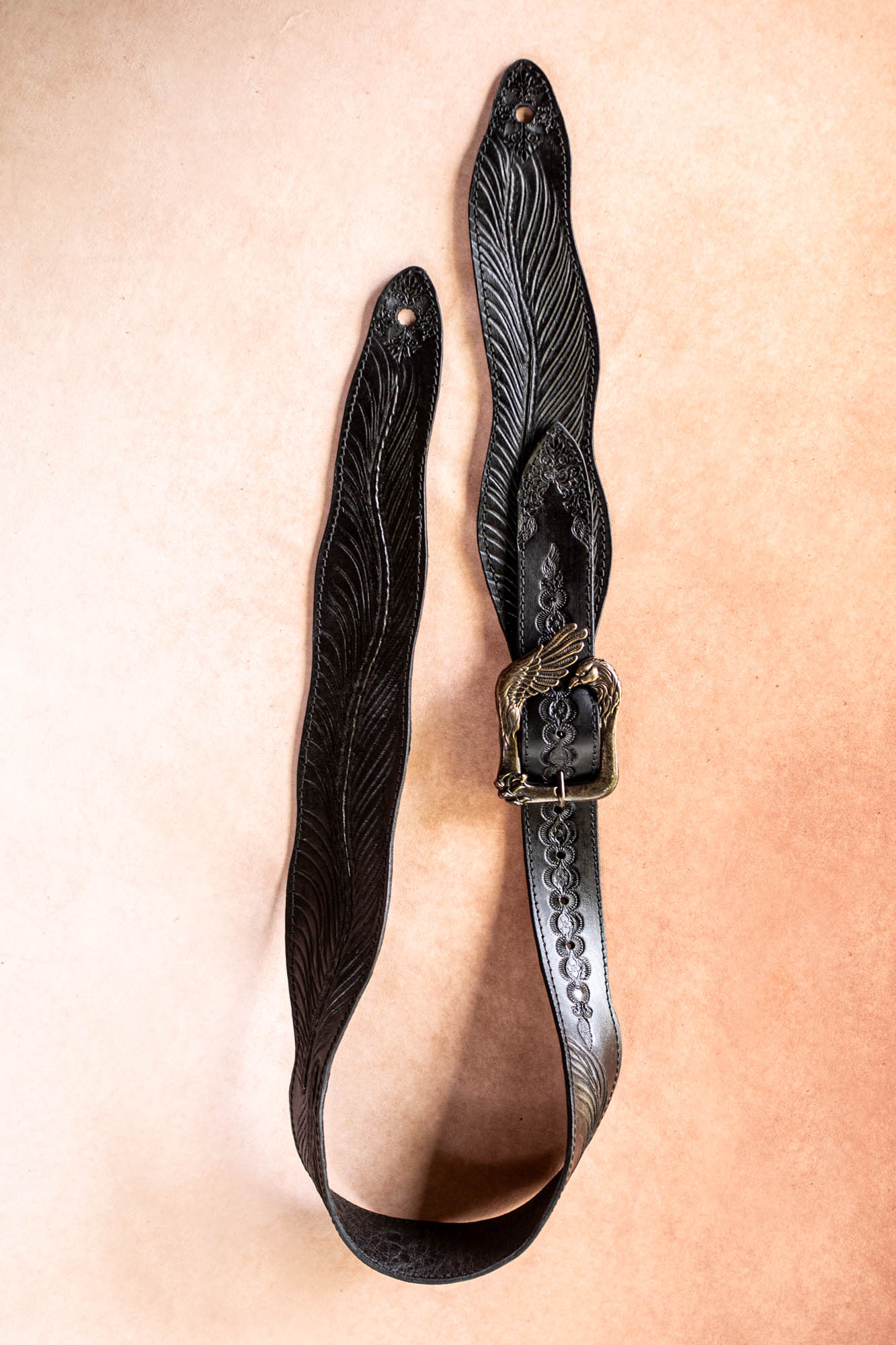 Eagle Feather Guitar Strap