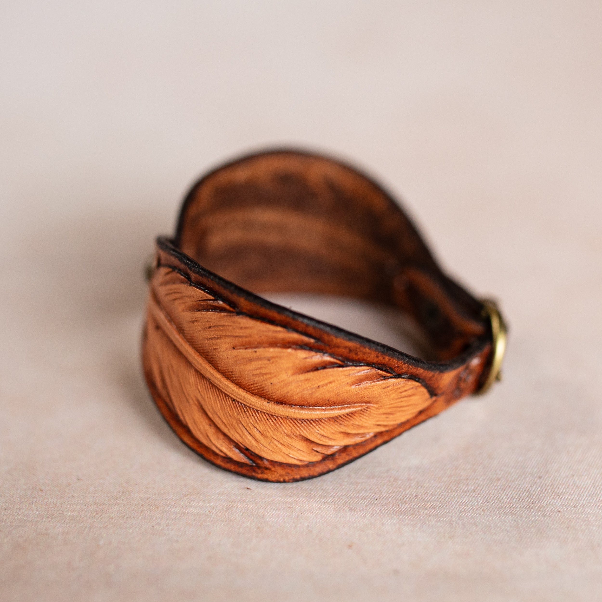 Palomino Tan Little Feather Cuff