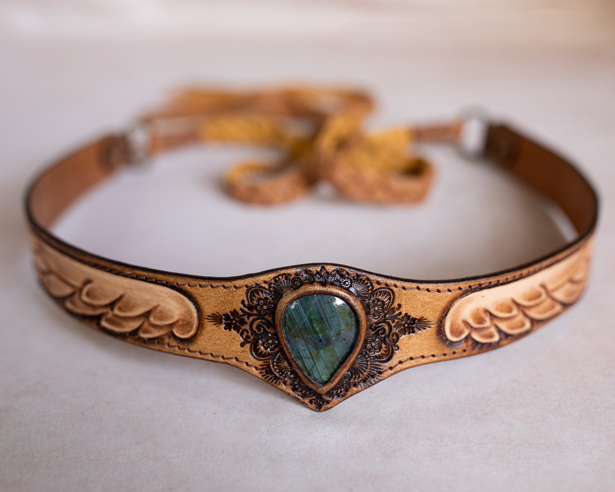 Guardian Wings Belt with Labradorite