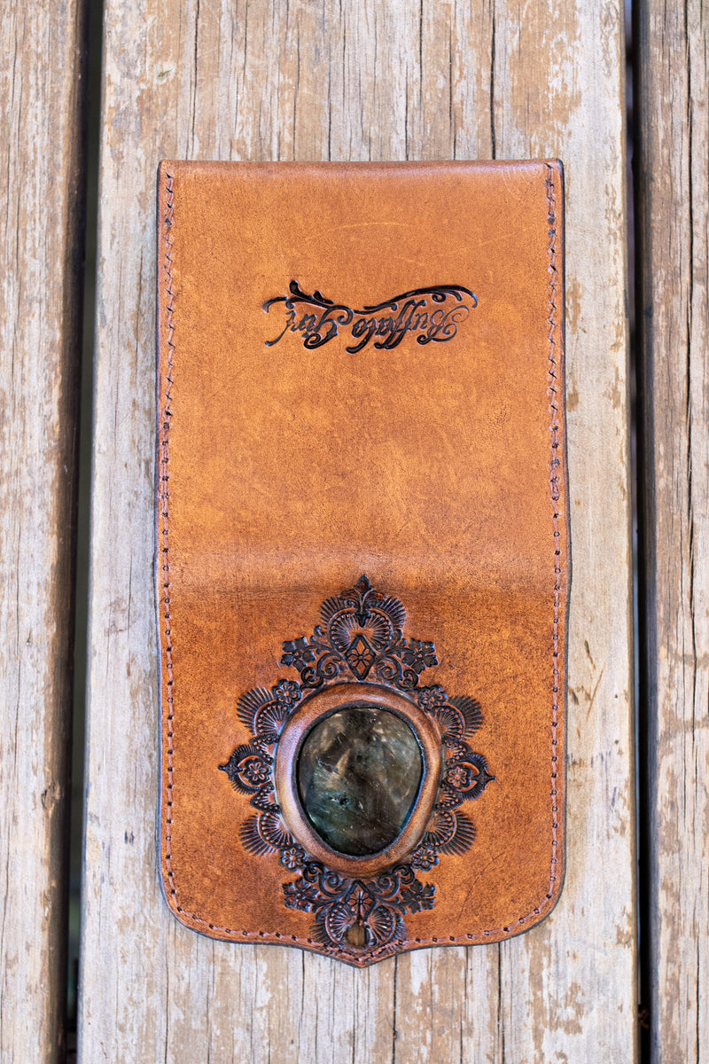Pocket Wallet with Labradorite