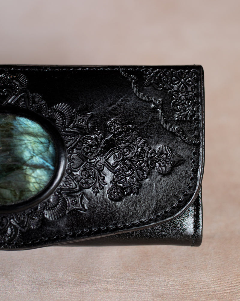 Mandala Wallet with Labradorite