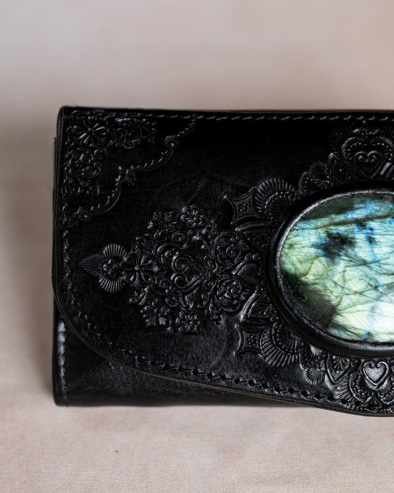 Mandala Wallet with Labradorite