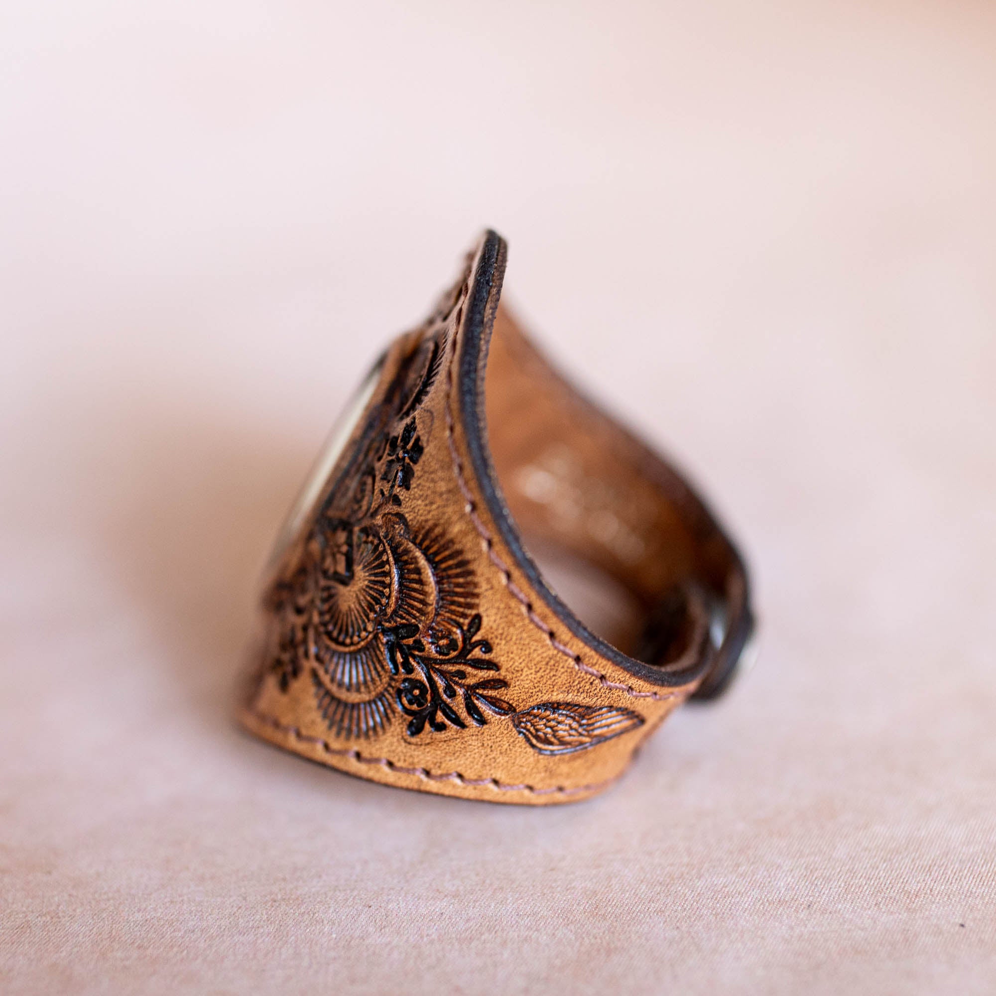 Mandala Cuff with Wild Horse Magnesite