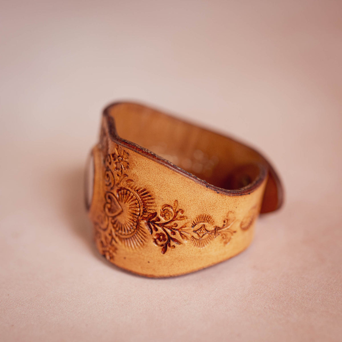 Little Western Cuff with Rose Quartz
