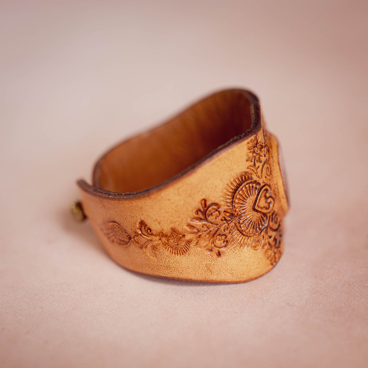 Little Western Cuff with Rose Quartz