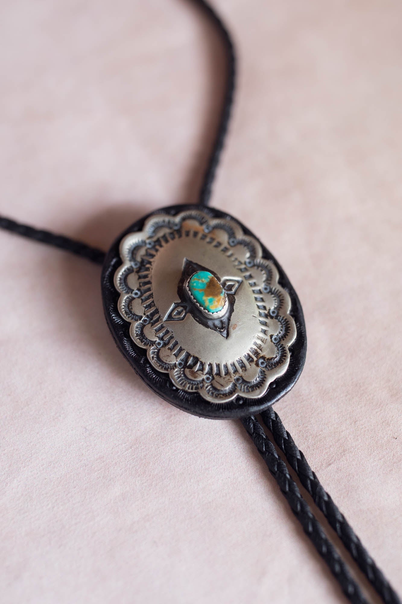 Navajo Concho Bolo Tie