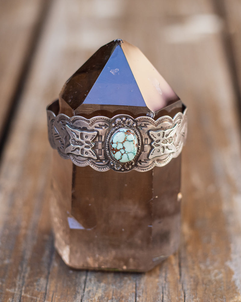 Vintage Navajo Cuff with Turquoise