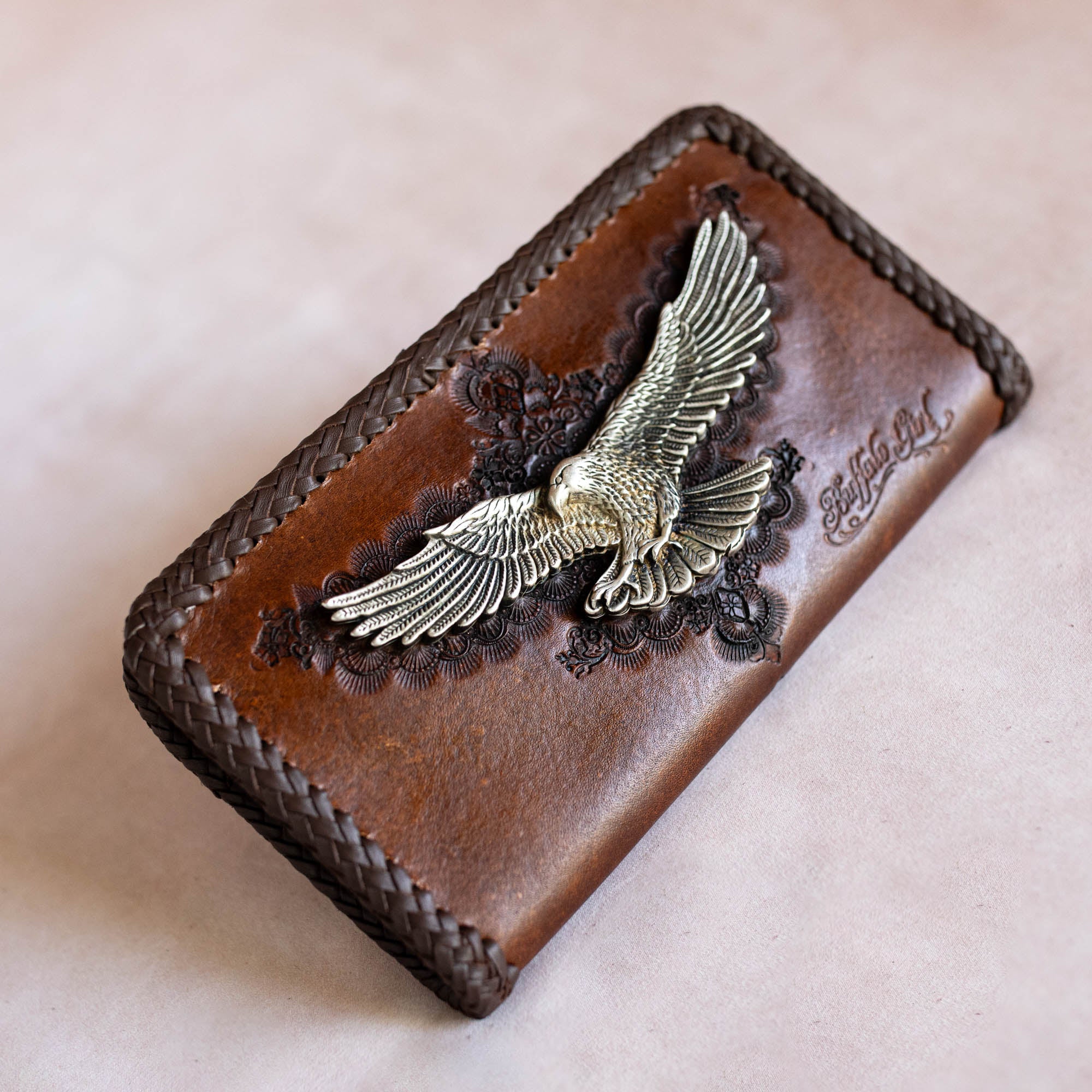 Large Double Sided Pegasus & Rebel Eagle Wallet