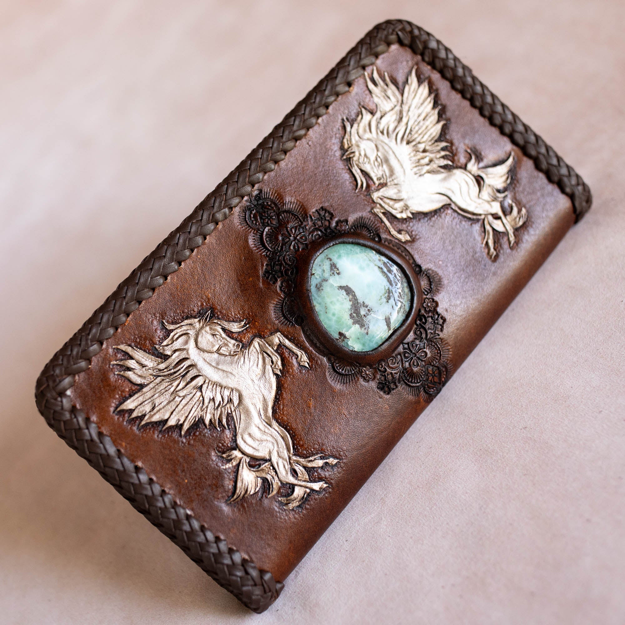 Large Double Sided Pegasus & Rebel Eagle Wallet
