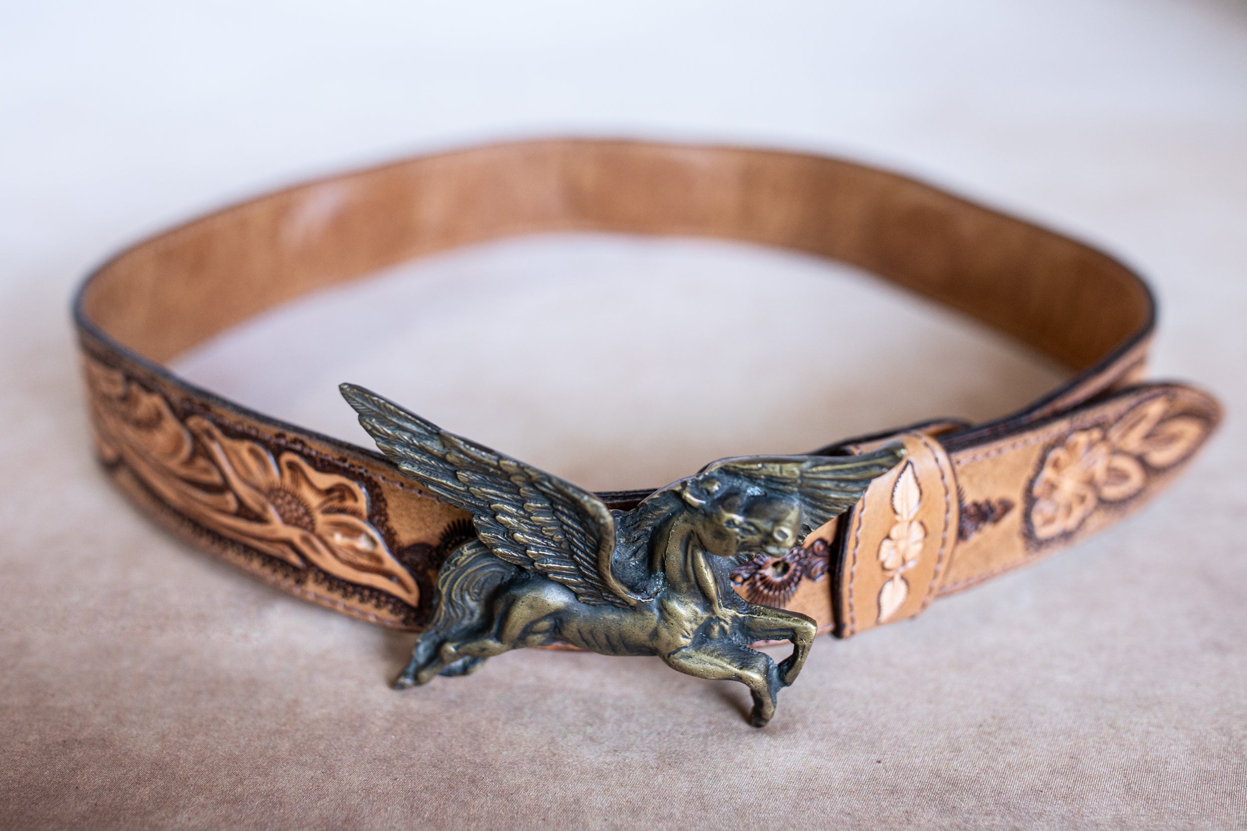 Pegasus Desert Ranger Belt with Turquoise