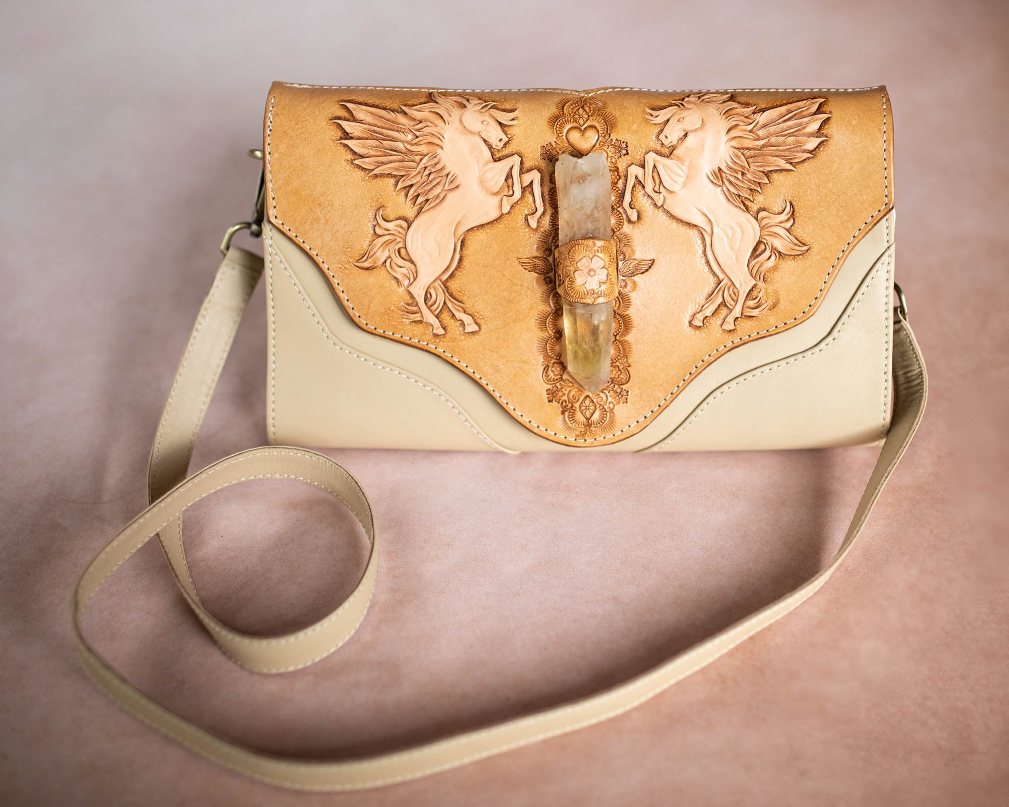 Pegasus Clutch with Citrine